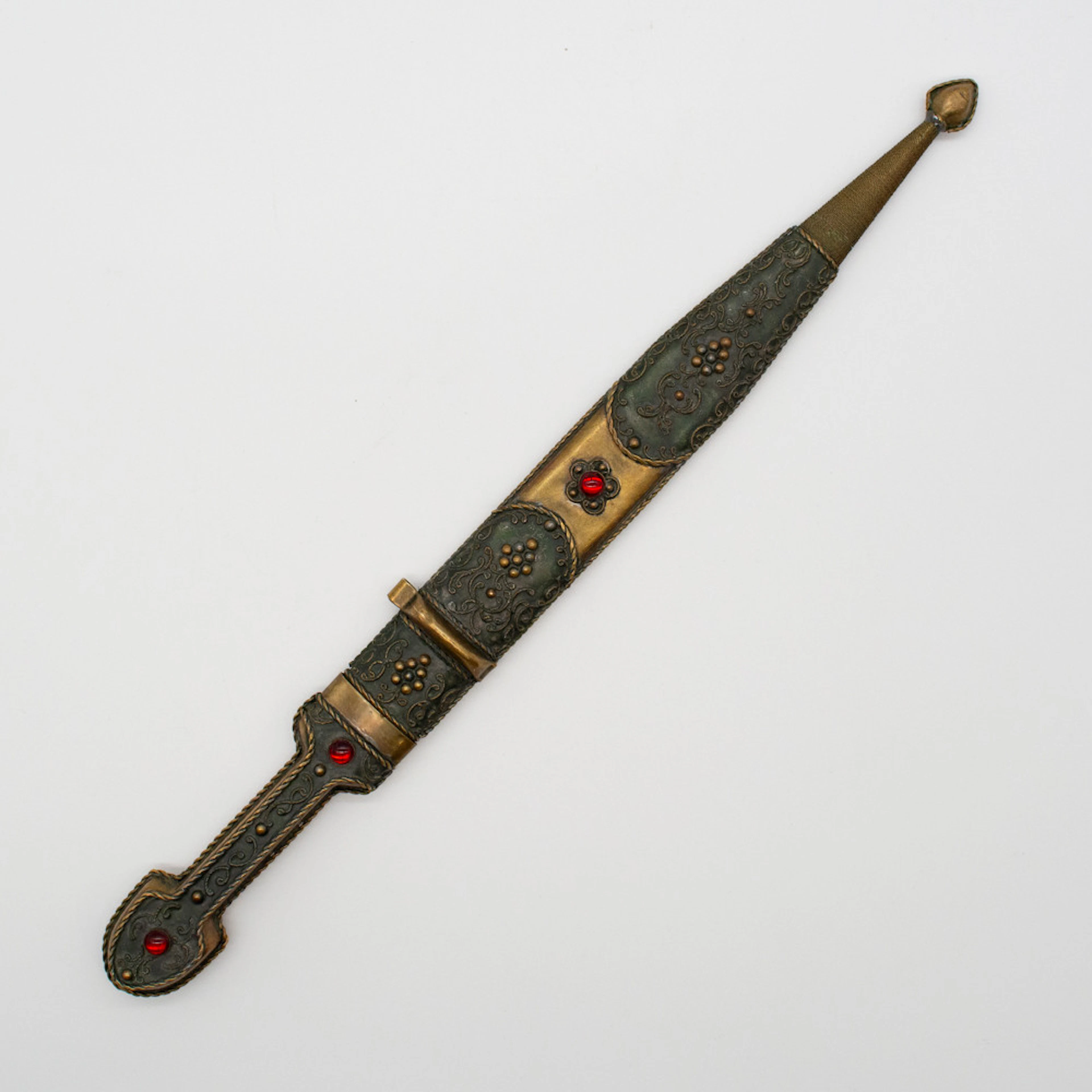 TRADITIONELLER KAUKASISCHER LANGDOLCH (KINDSCHAL), AUS DER KAUKASUSREGION