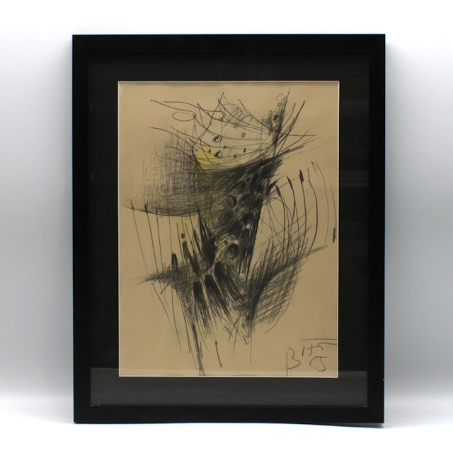 BERNHARDT HEILIEGER. ABSTRAKTE KOMPOSITION; SIGNIERT UND DATIERT 1965.