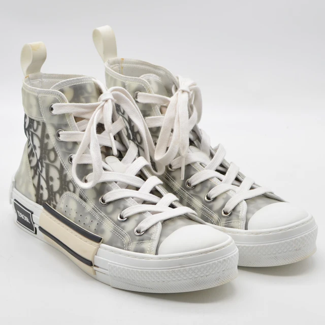 CHRISTIAN DIOR. B23 LEAGUE HIGH TOP SNEAKER, DIOR OBLIQUE CANVAS IN
