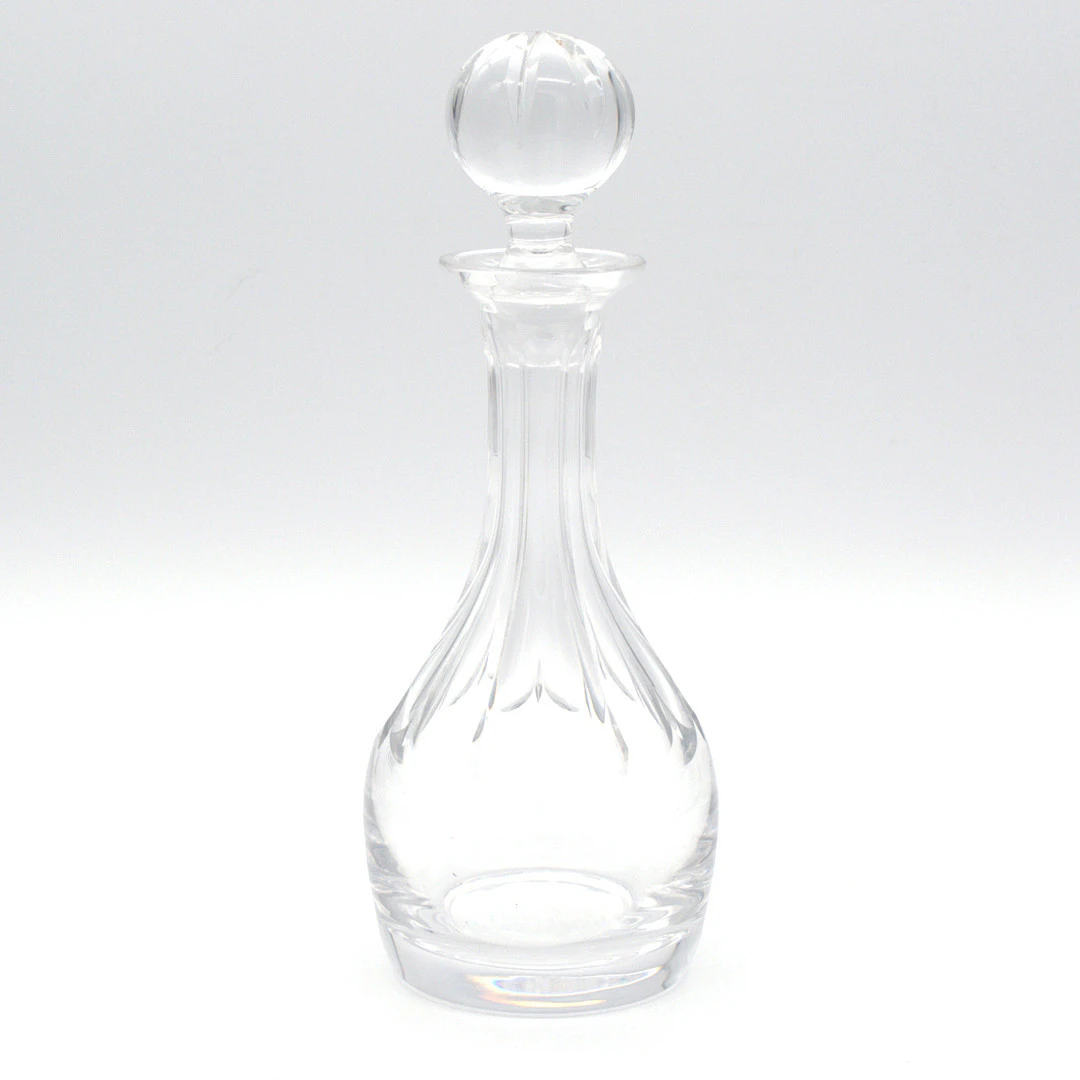 BLOCK CRYSTAL. VINTAGE BLOCK CRYSTAL KARAFFE, BLEIKRISTALL.