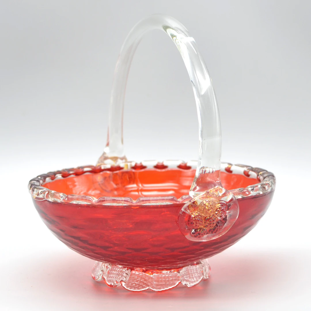 ARCHIMEDE SEGUSO. MURANO DESIGNERSCHALE, GRANATAPFELFORM, STUDIOGLAS