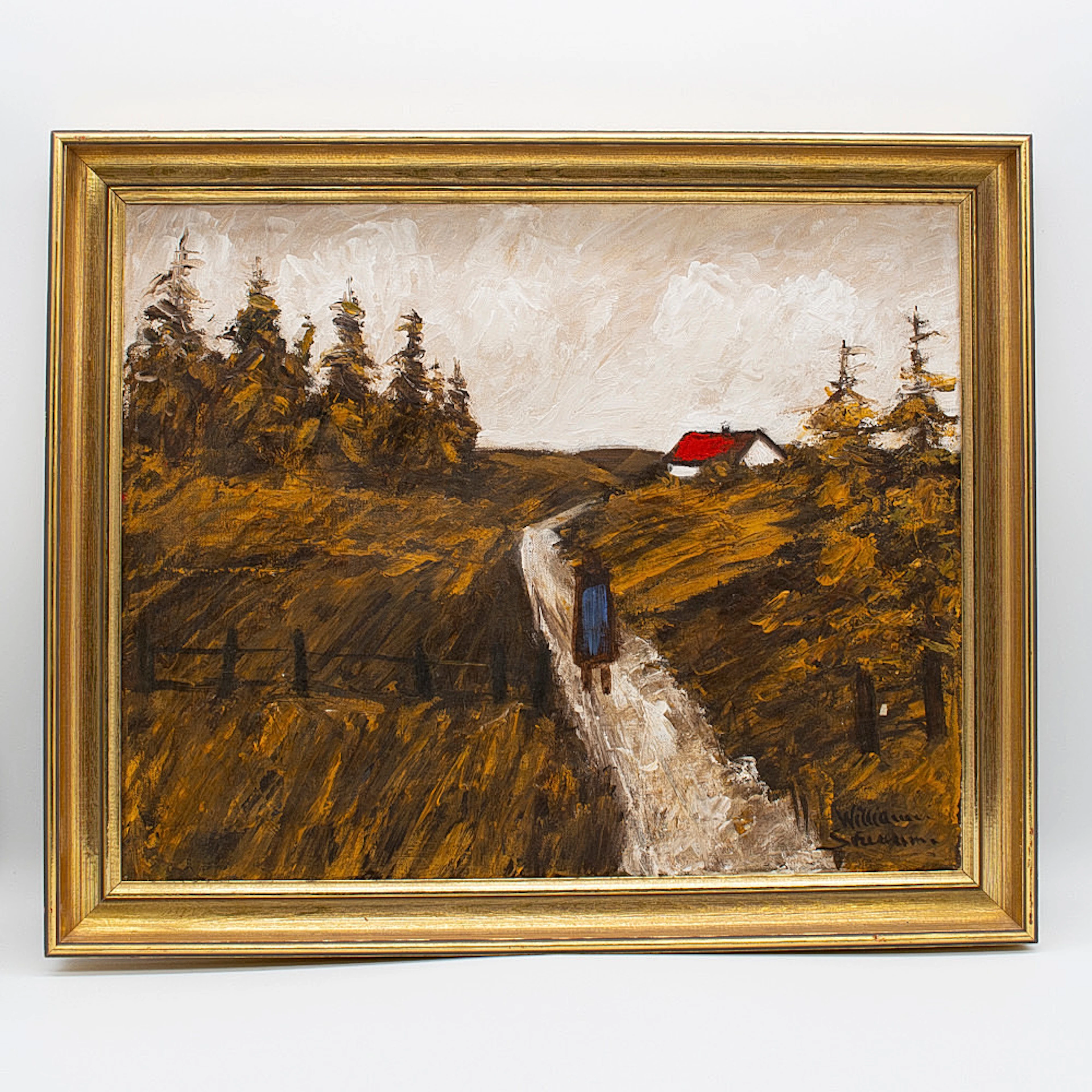 WILLIAM SÖRENSEN. GEMÄLDE, ÖL AUF LEINWAND, UNTEN RECHTS SIGNIERT