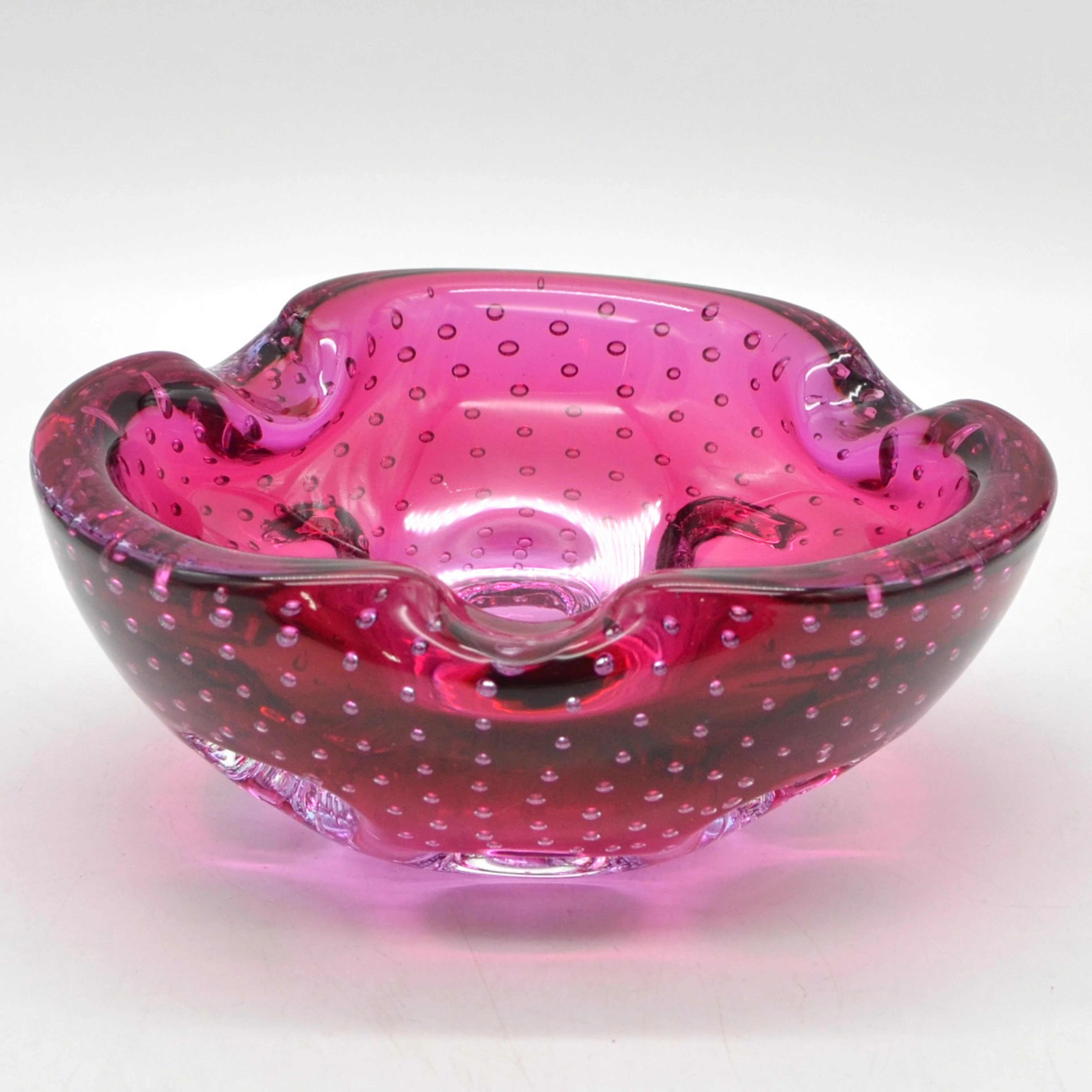 ARCHIMEDE SEGUSO. MURANO DESIGNERSCHALE, STUDIOGLAS, SOMMERSO, BULLICANTE