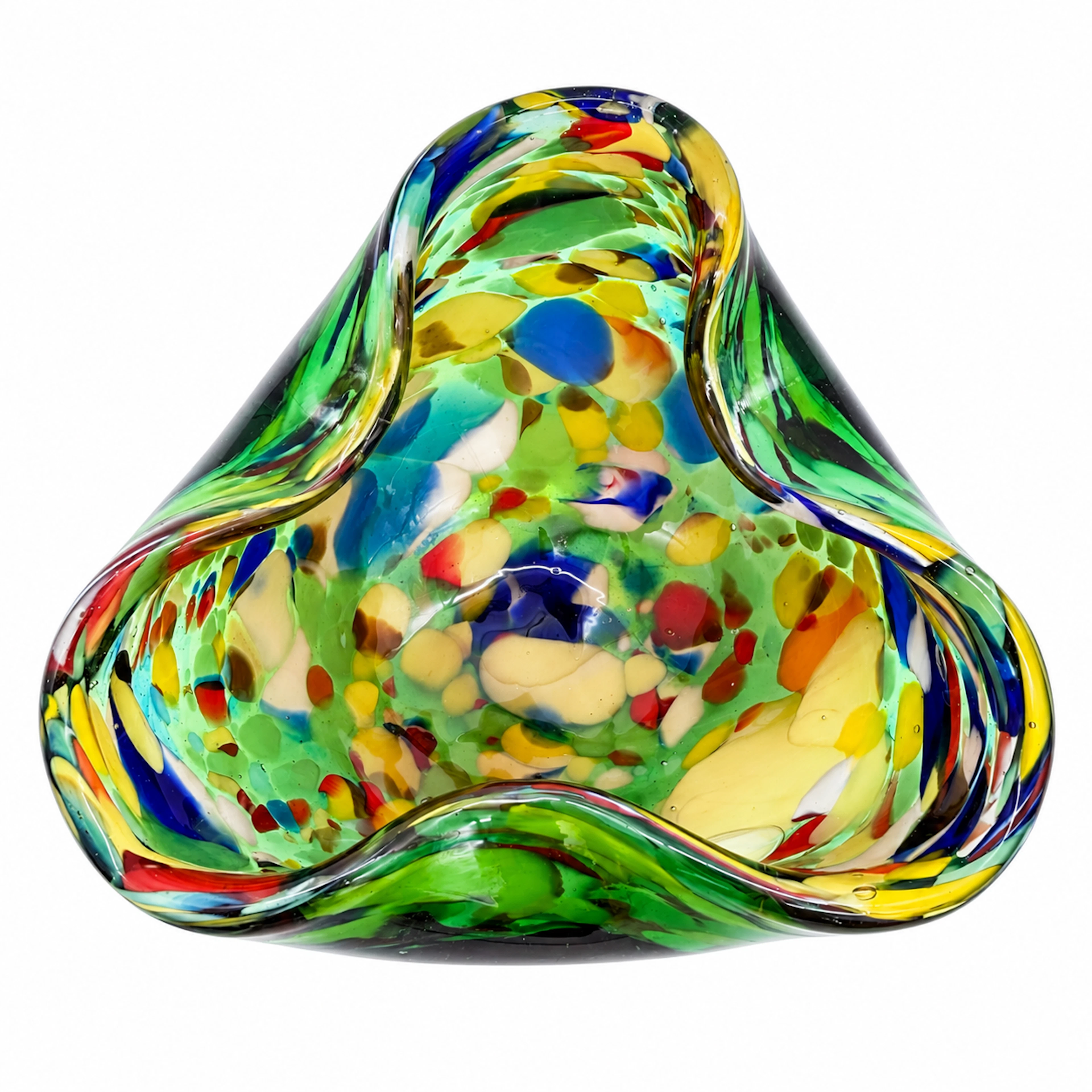 MURANO SCHALE TUTTI-FRUTTI MEHRFARBIG 1950 - 1960.