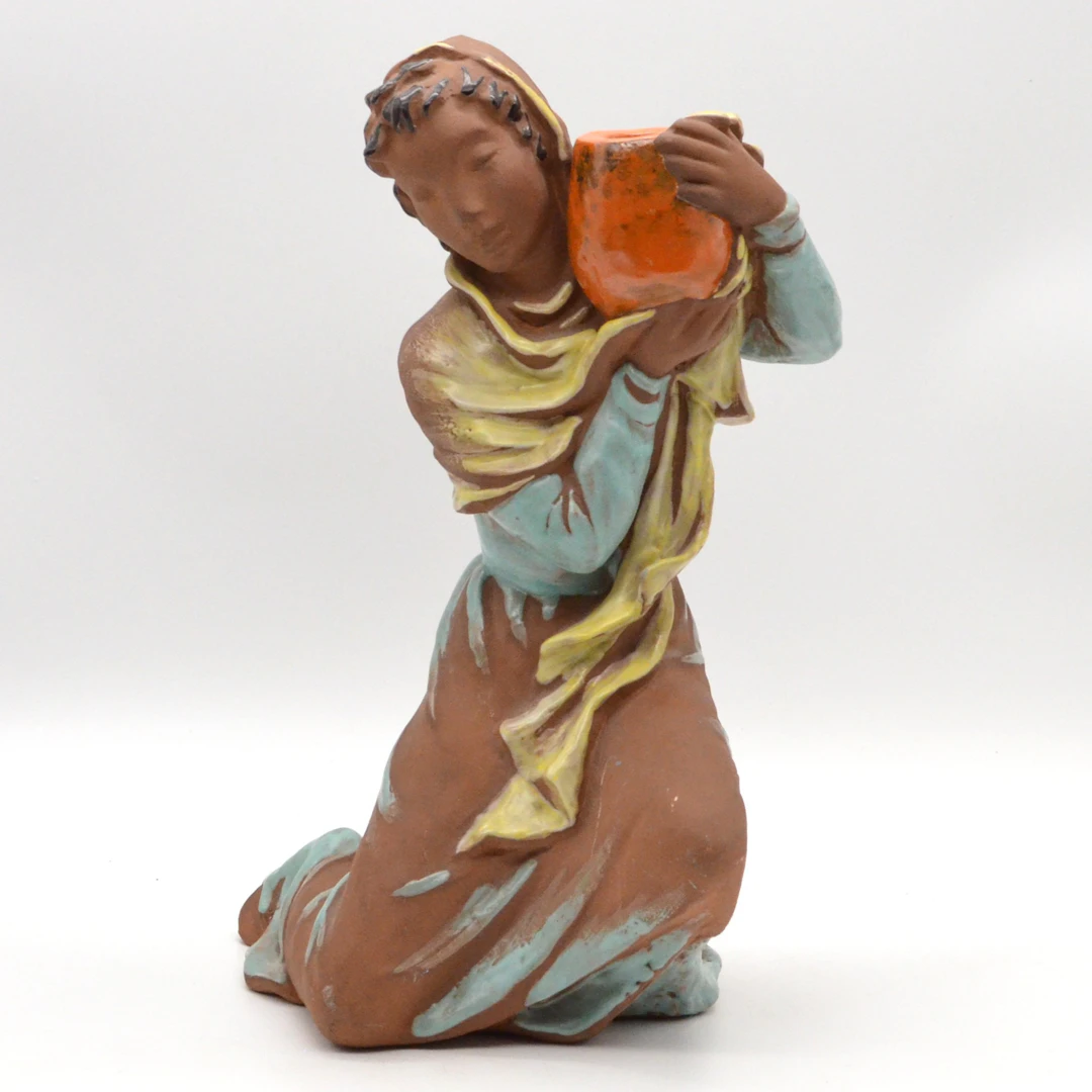 LORE FRIEDRICH-GRONAU (1905-2002). WASSERTRÄGERIN, KERAMIK SKULPTUR