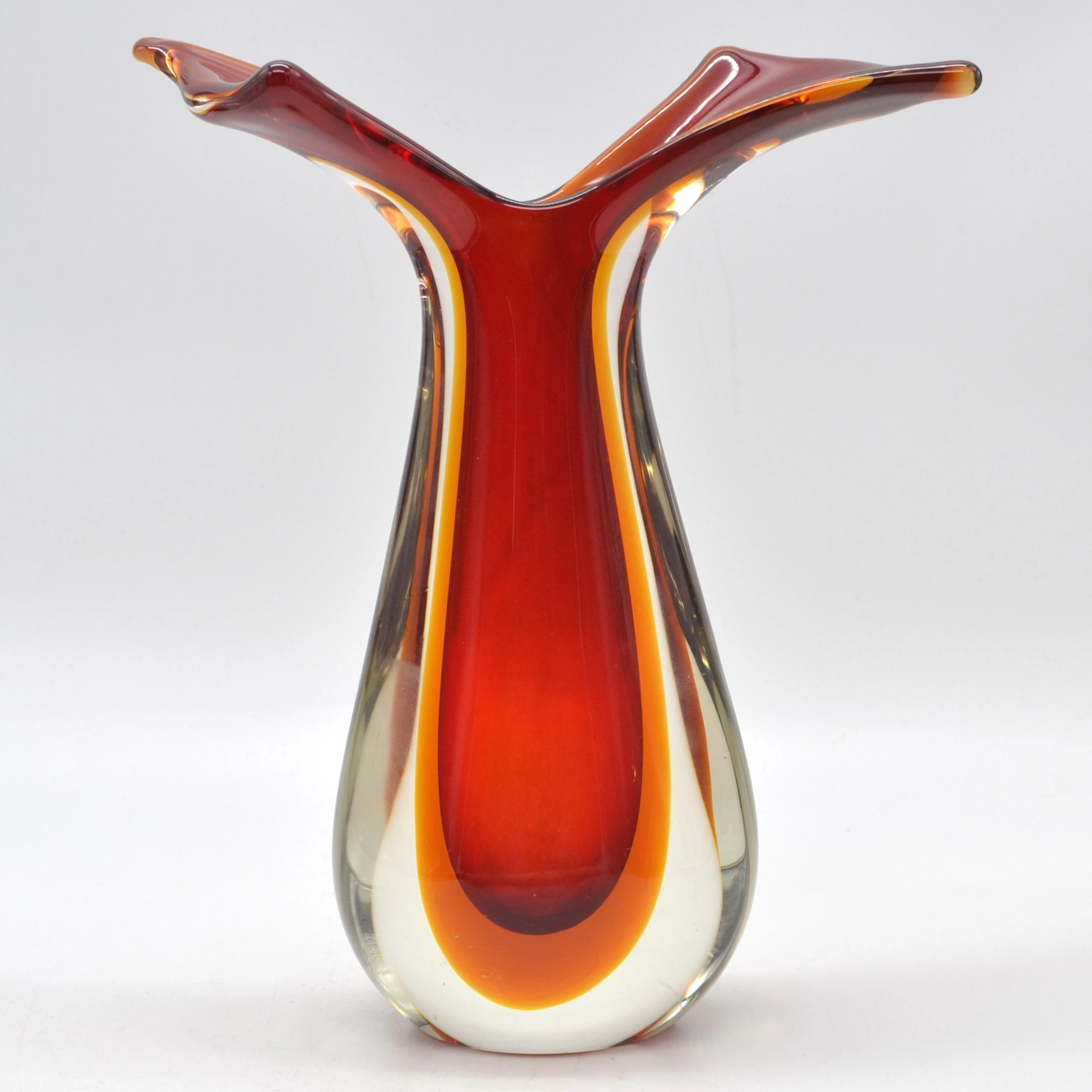 FLAVIO POLI. FÜR SEGUSO VETRI D'ART, MURANO DESIGNERVASE, MEHRFACHES