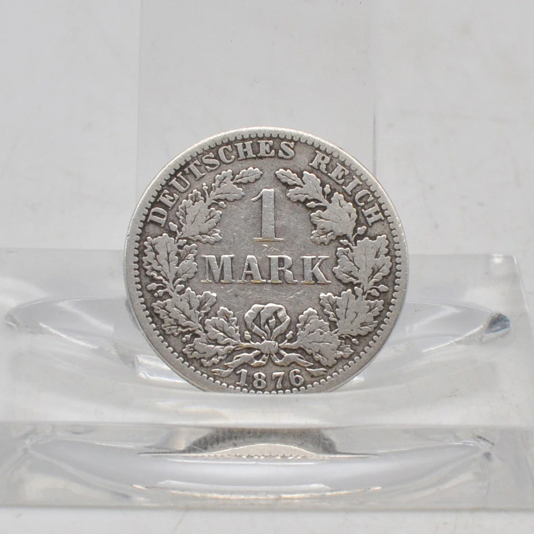 DEUTSCHES REICH, 1 MARK MÜNZE, GROSSER ADLER, AUS 1876 - A, ANTIKE