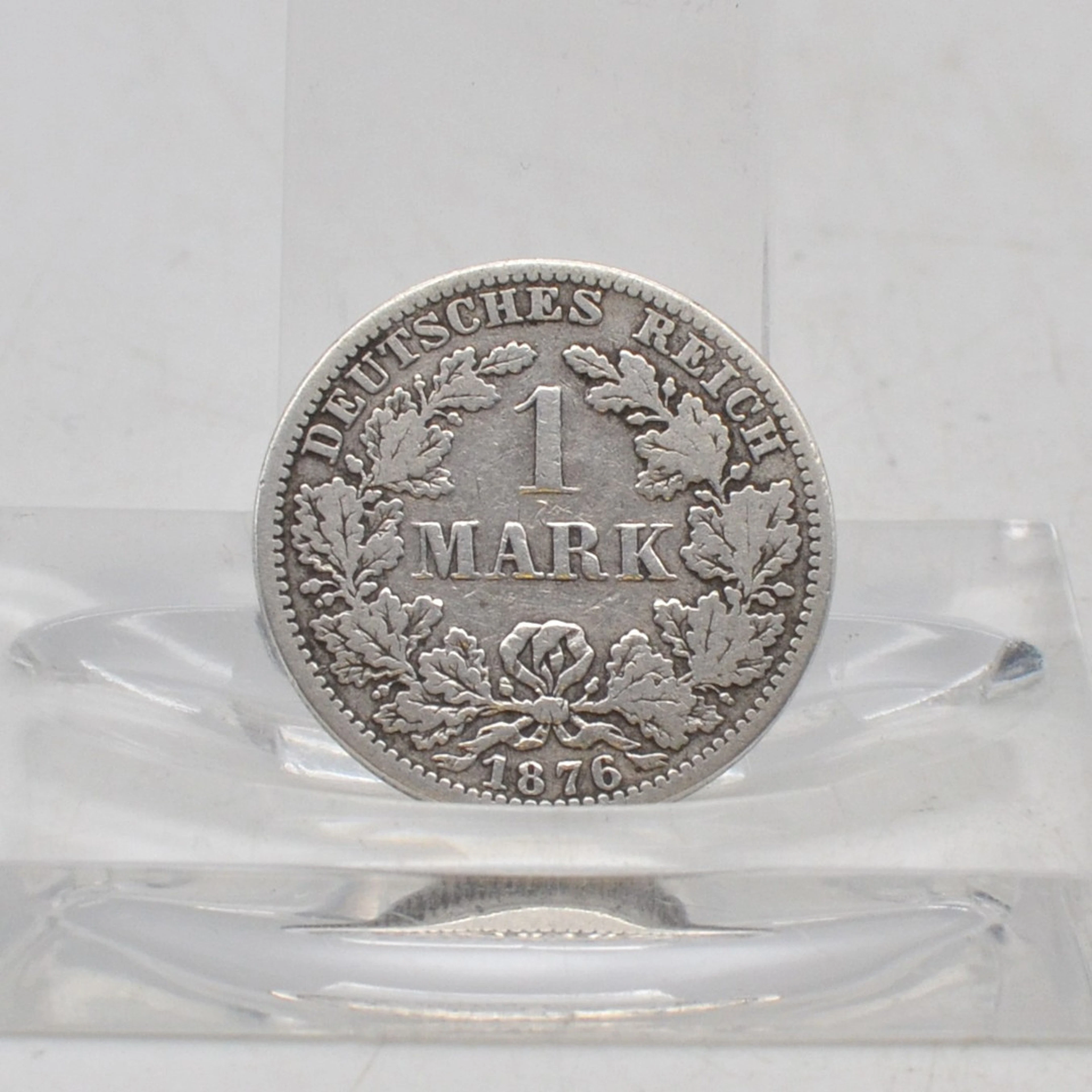 DEUTSCHES REICH, 1 MARK MÜNZE, GROSSER ADLER, AUS 1876 - A, ANTIKE