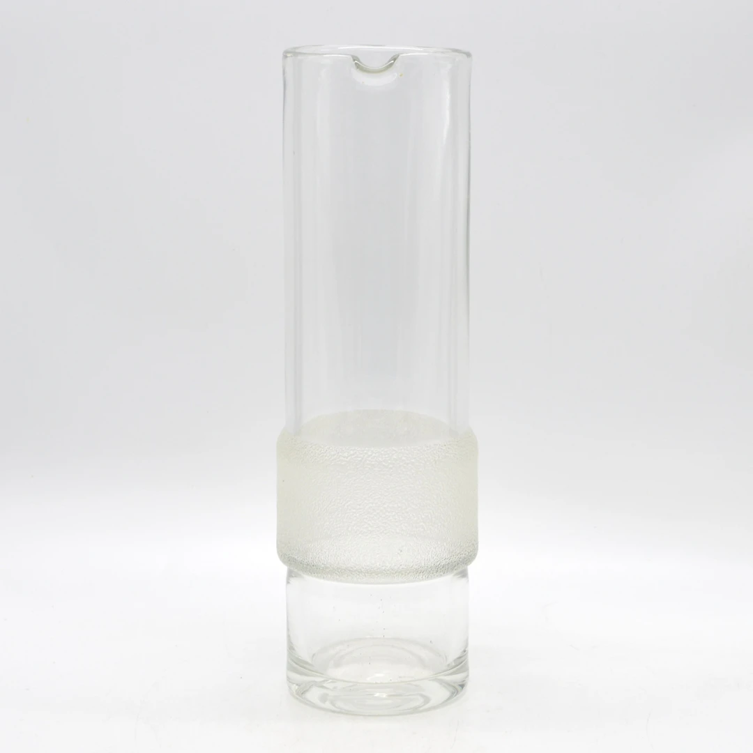 SKANDINAVISCHE DESIGNERKARAFFE, UNBEKANNTER KÜNSTLER, GLAS, TRANSPARENT