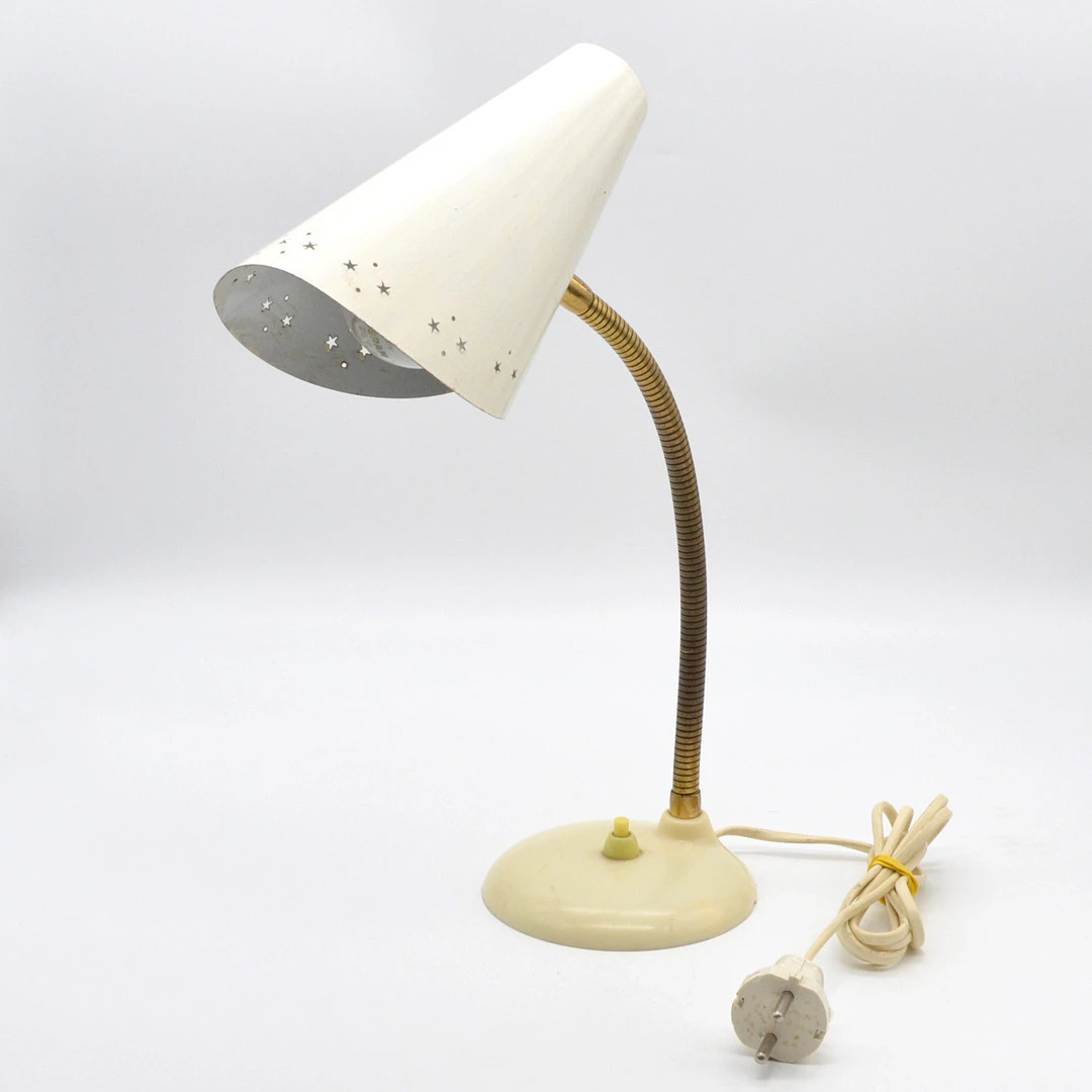 HOFFMEISTER UND SÖHNE. NACH. VINTAGE TISCHLAMPE, "STERN", AUS DEN 1960ER JAHRE.