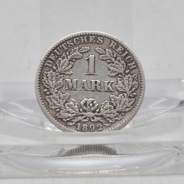 DEUTSCHES REICH, 1 MARK MÜNZE, GROSSER ADLER, AUS 1892 - F, ANTIKE
