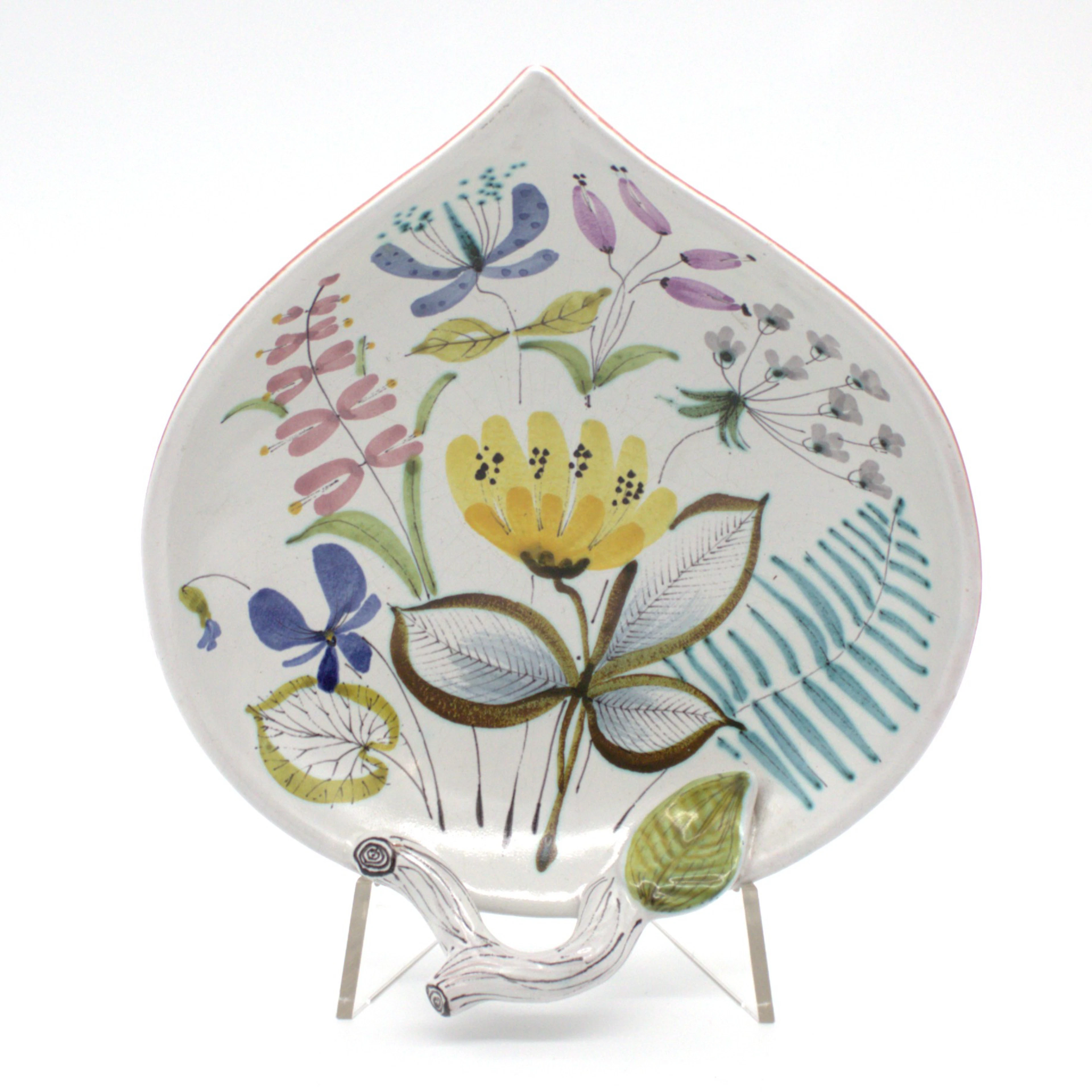 STIG LINDBERG. VINTAGE MID CENTURY (1940-50 )SIGNIERTE FAYENCE-KERAMIKARBEIT