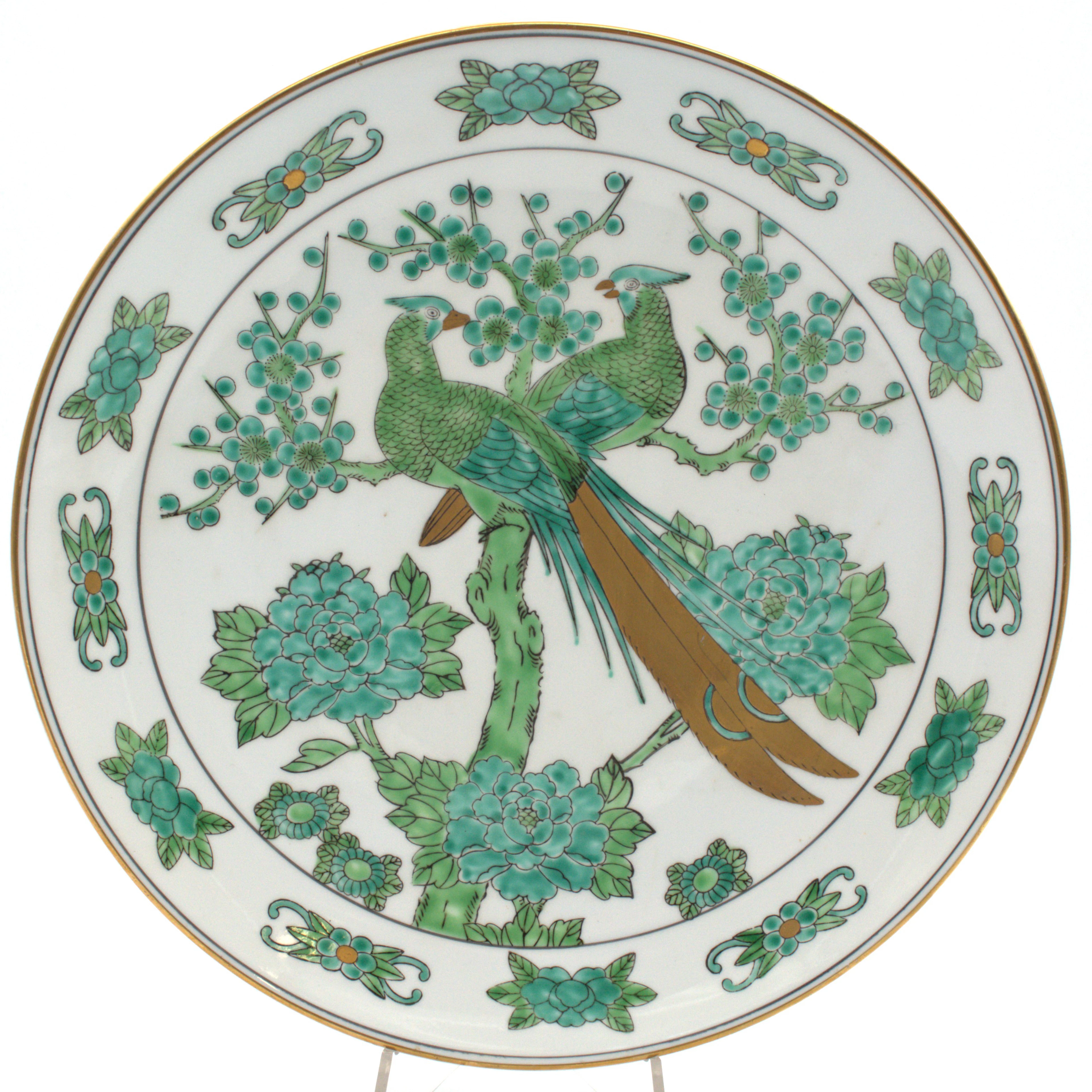 JAPANISCHER GOLD-IMARI PORZELLANTELLER, CA. 1970ER JAHRE.