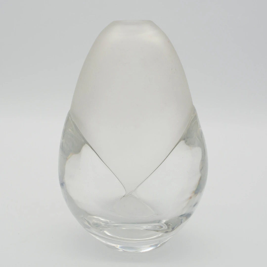 MATS JONASSON. SCHWEDISCHE BLEIKRISTALLVASE, „SIGNATUR COLLECTION“