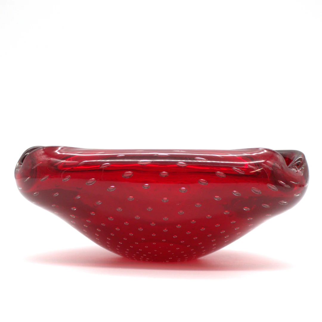 PAOLO VENINI. VINTAGE MURANO-GLAS SCHALE.