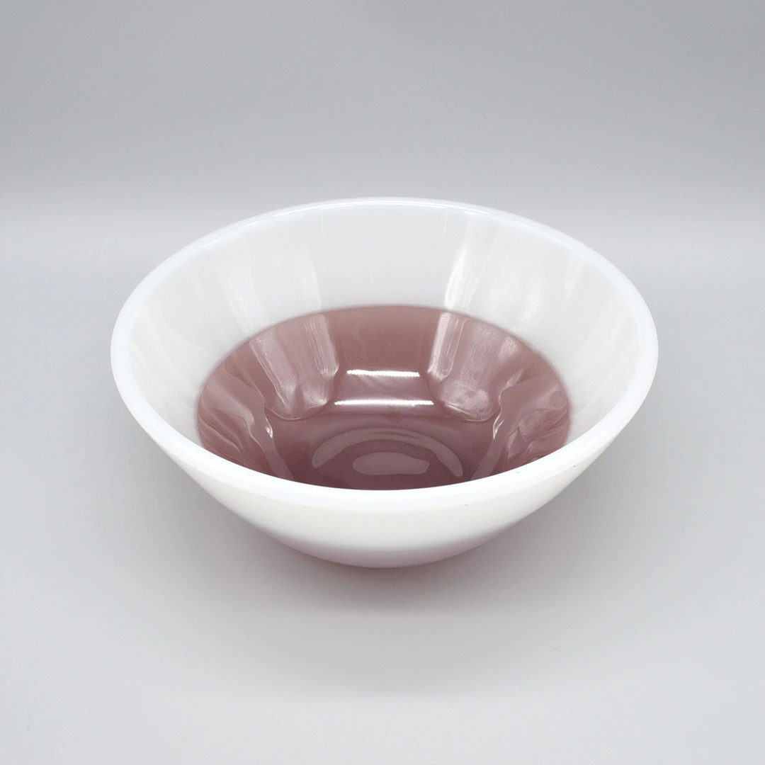 ARCHIMEDE SEGUSO. MURANO DESIGNERSCHÜSSEL, STUDIOGLAS, OPALINO, INCALMO