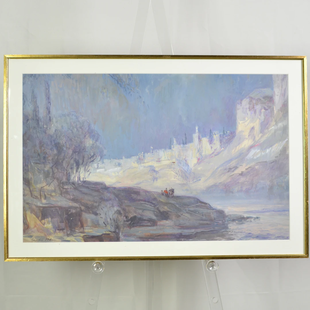 CAROLUS VOCKE (1899-1979). LANDSCHAFTSMALEREI, AQUARELL, UM 1969