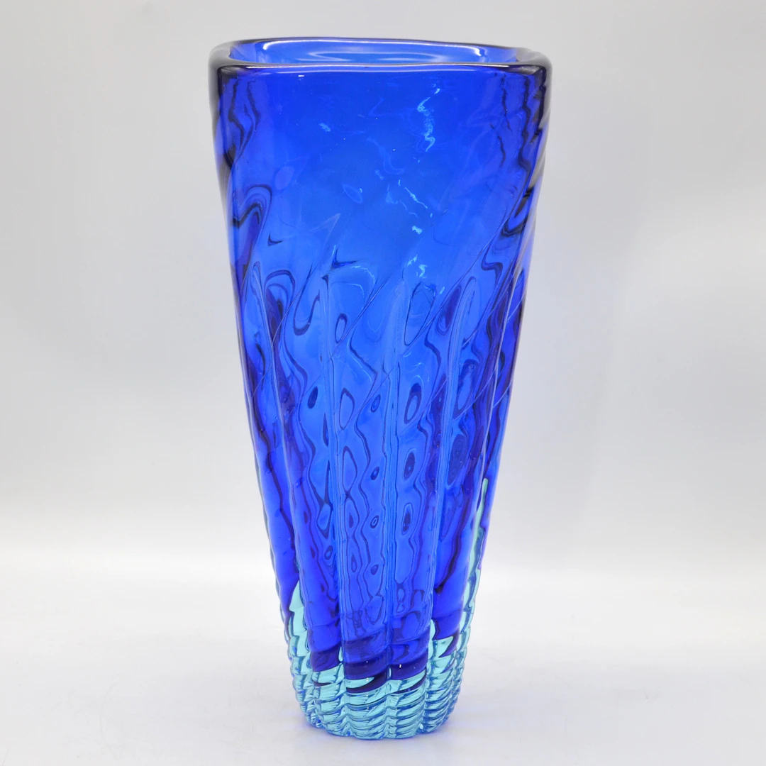 ARCHIMEDE SEGUSO. MURANO DESIGNERVASE, STUDIOGLAS, MISCHTECHNIK, ITALIEN
