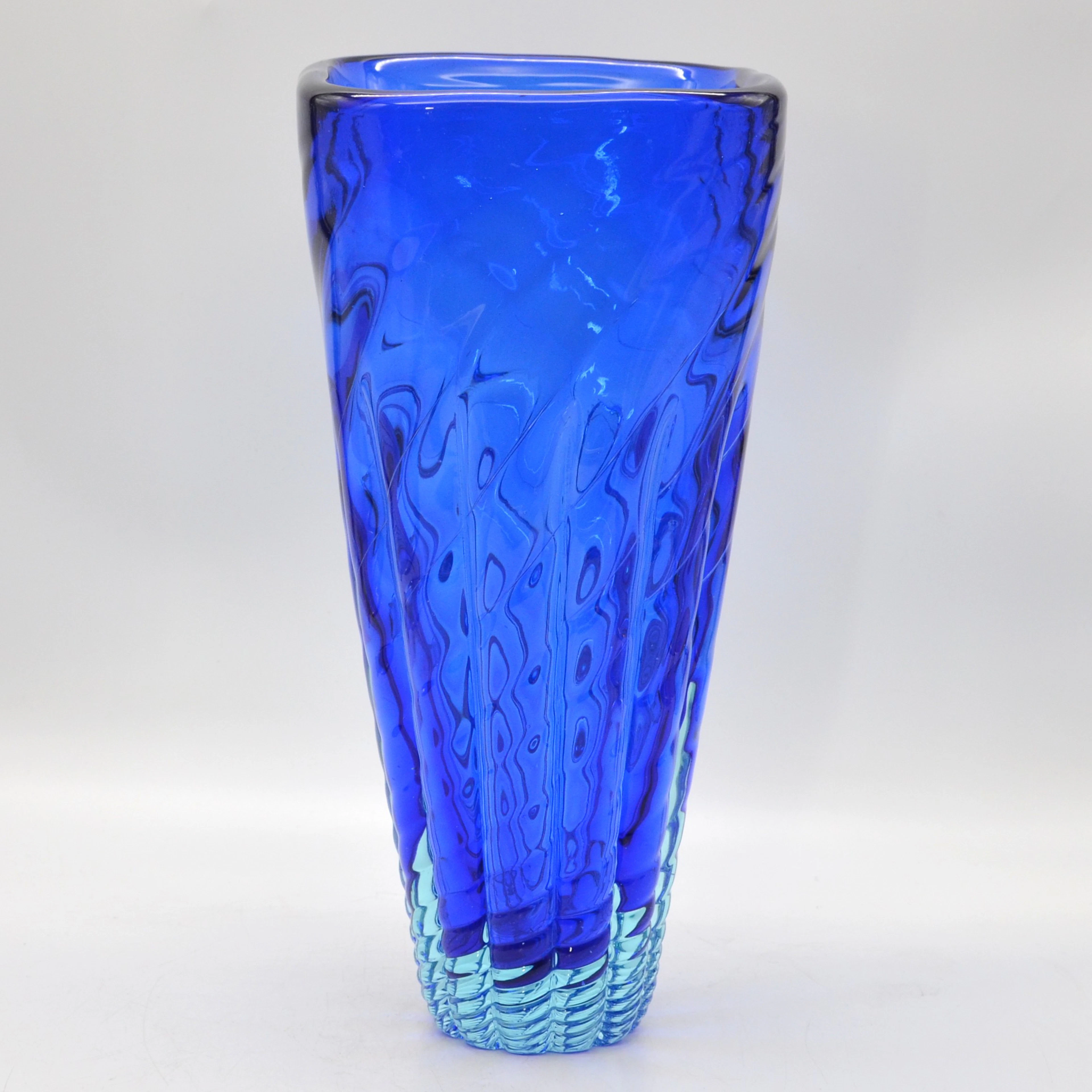 ARCHIMEDE SEGUSO. MURANO DESIGNERVASE, STUDIOGLAS, MISCHTECHNIK, ITALIEN