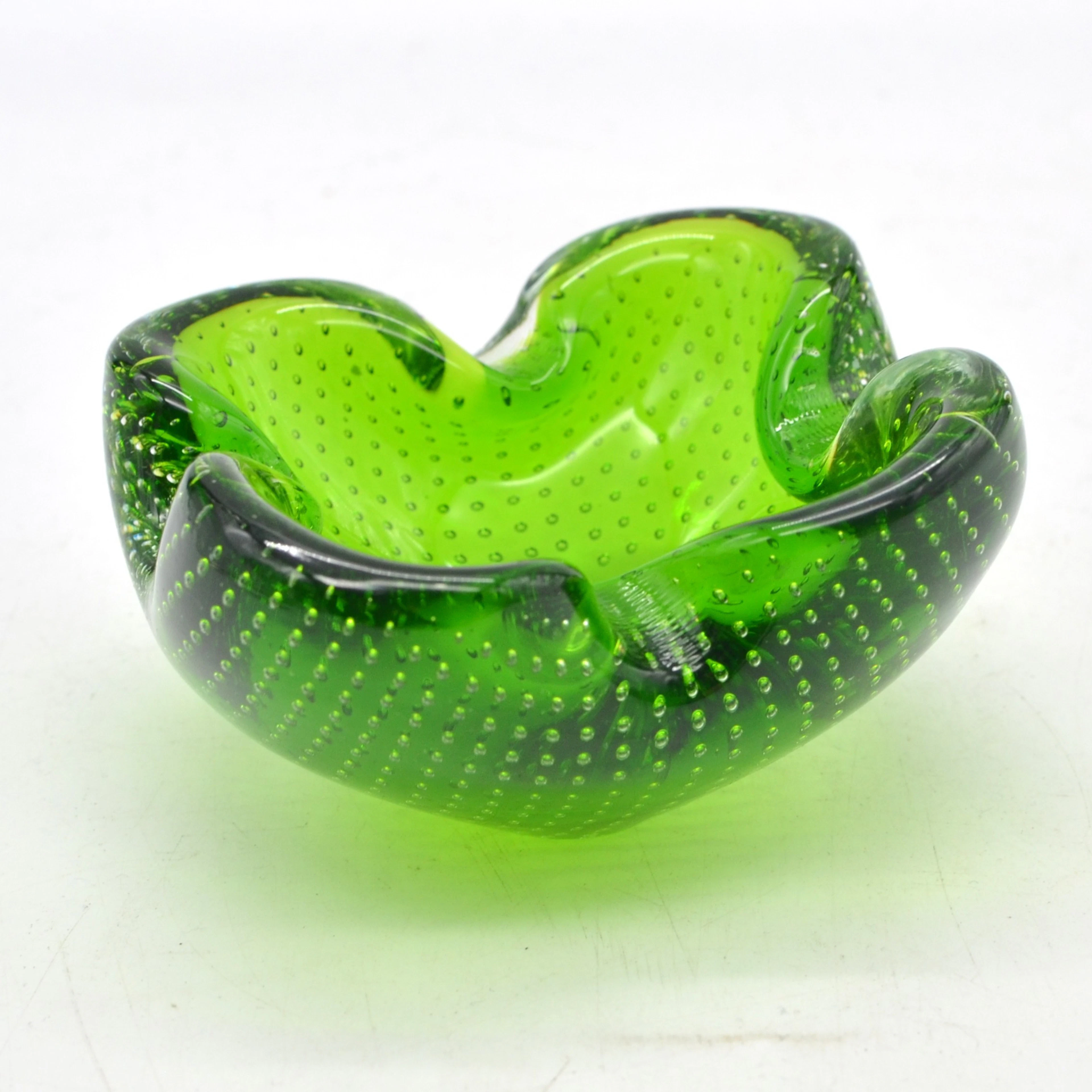ARCHIMEDE SEGUSO. MURANO GLAS SCHALE, STUDIOGLAS, SOMMERSO UND BULLICANTE