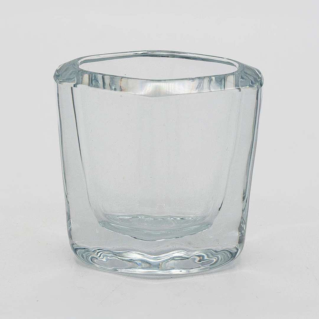 ASTA STRÖMBERG. STRÖMBERGSHYTTAN, KRISTALLGLAS VASE, SCHWEDEN, 60ER.