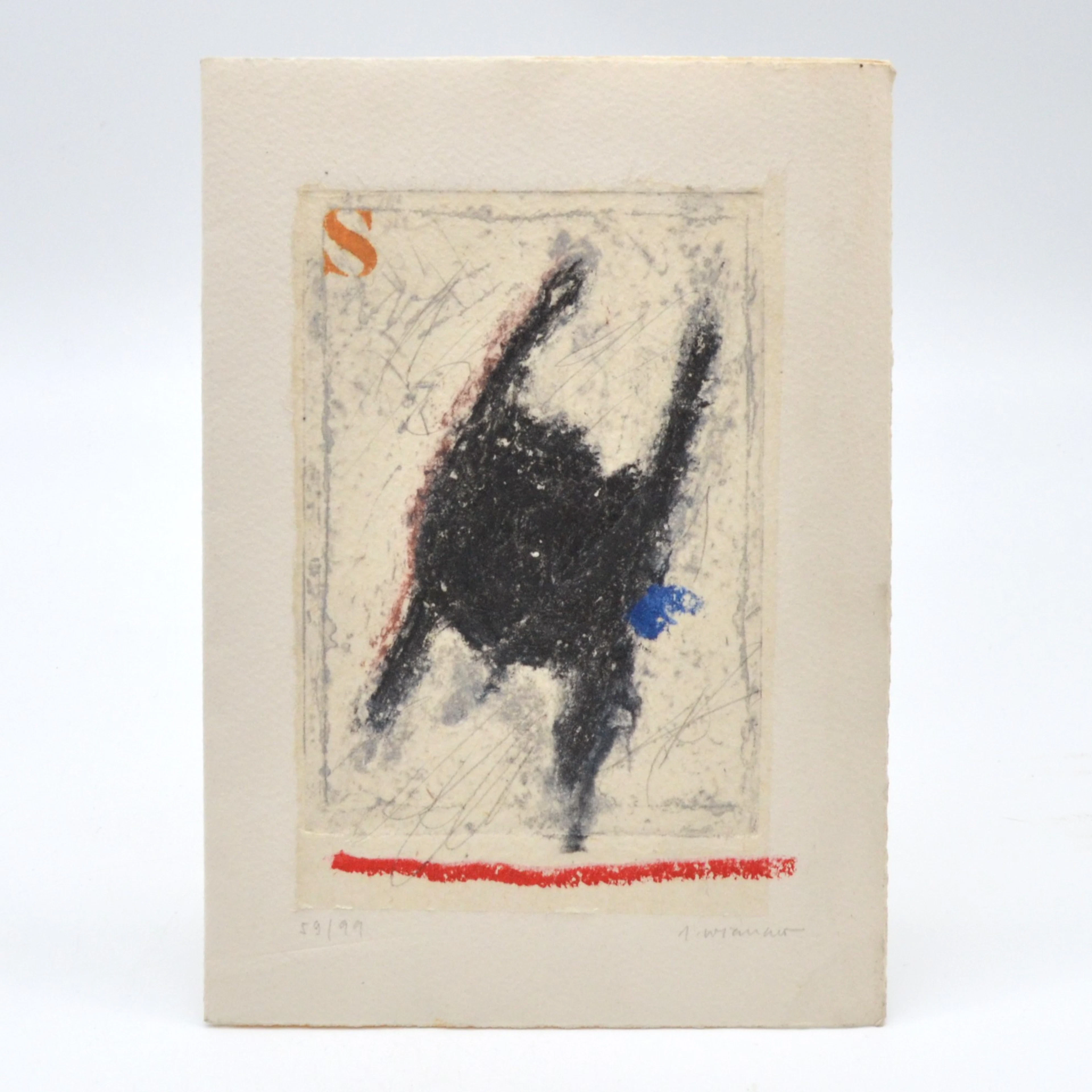 JAMES COIGNARD. OHNE TITEL, UM 1991, 59. VON 99, KALTNADELRADIERUNG