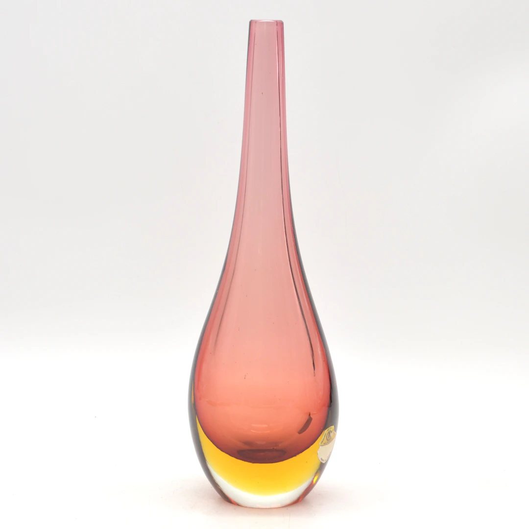 MARIO PINZONI. MURANO DESIGNERVASE, FÜR SEGUSO VETRI D'ARTE, STUDIOGLAS