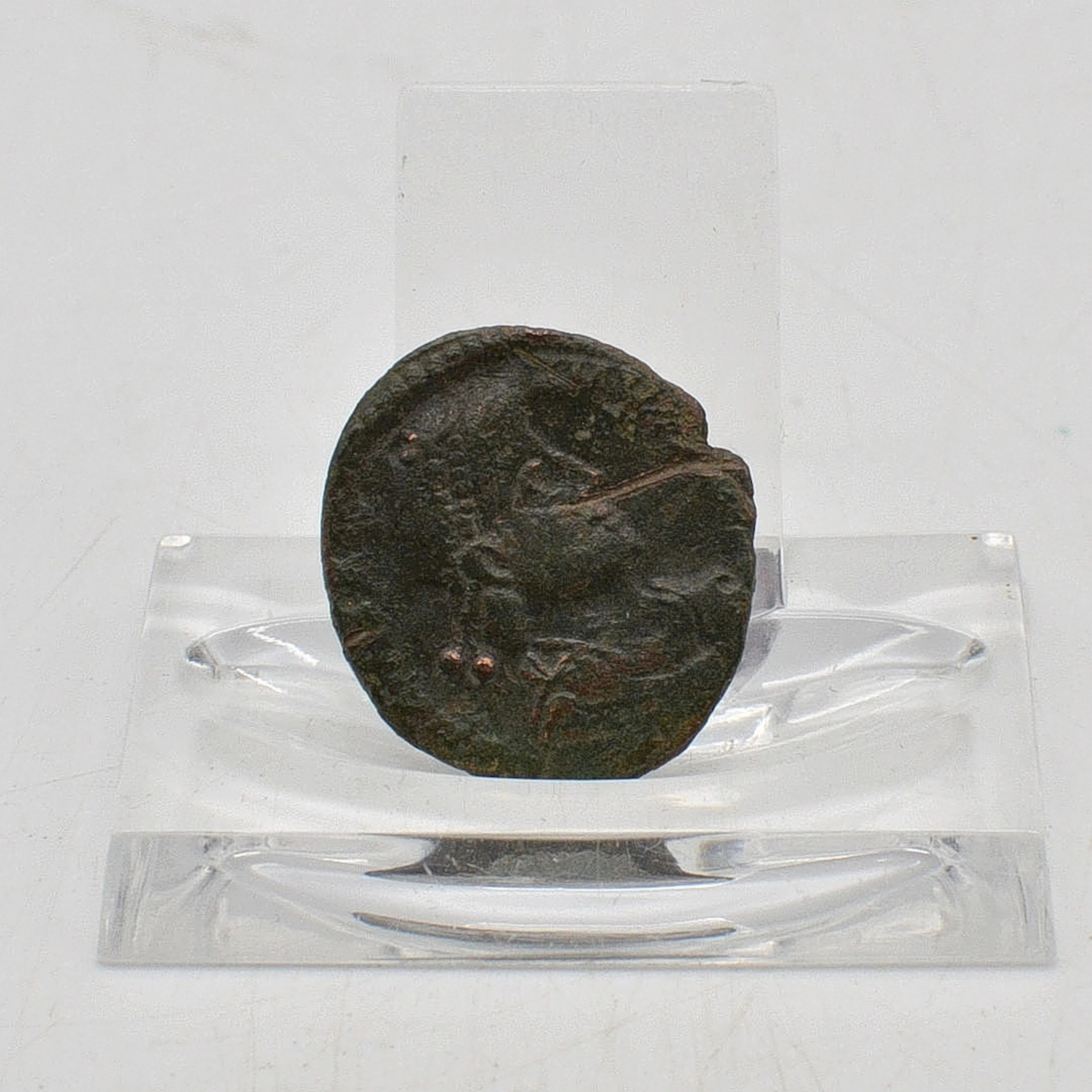 GRATIANUS (367-383) ANTIKE RÖMISCHE MÜNZE, BRONZE MIT DUNKLER PATINA