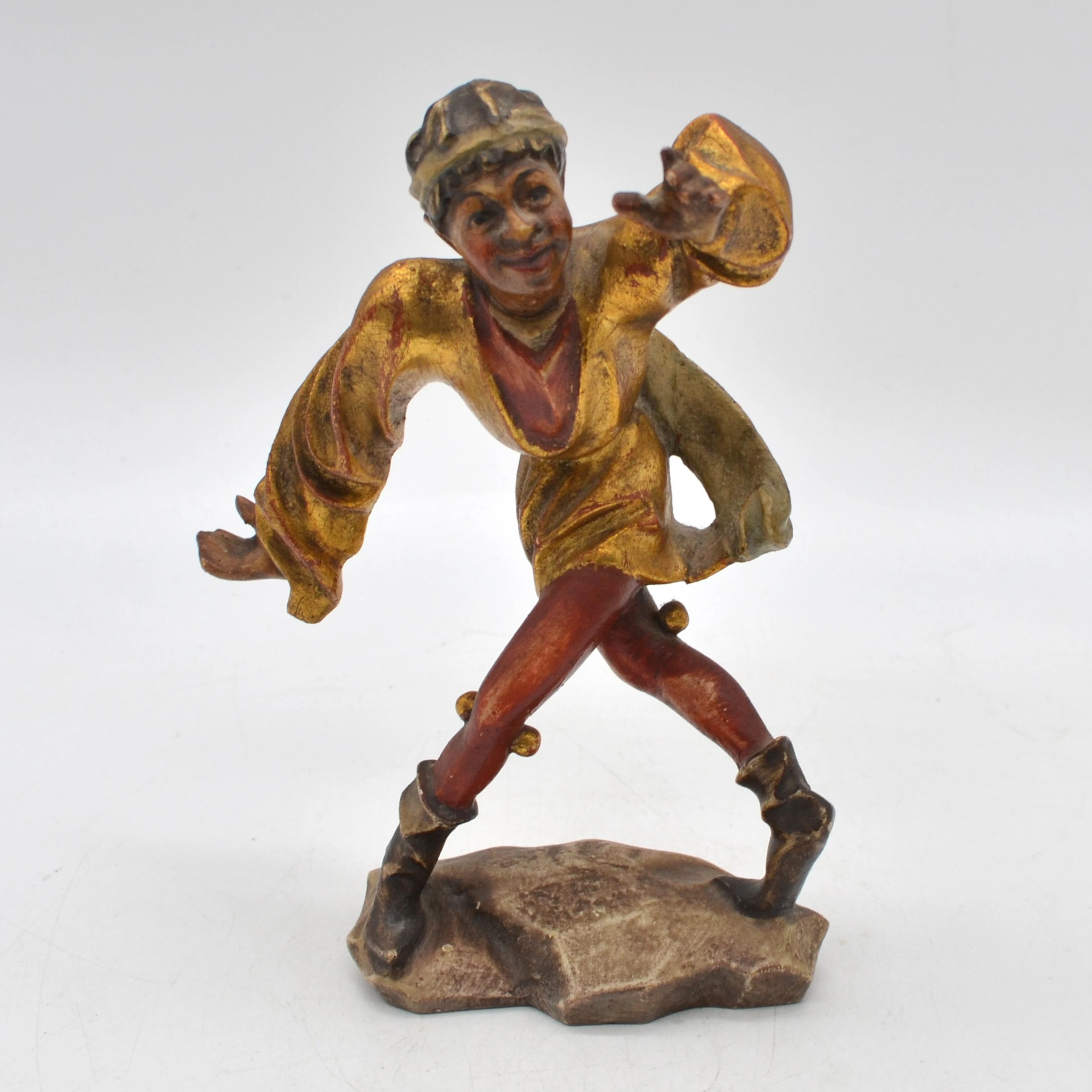 ANTIKE SKULPTUR NACH ERASMUS GRASSER (UM 1450-1518), HOFNARR, HOLZ