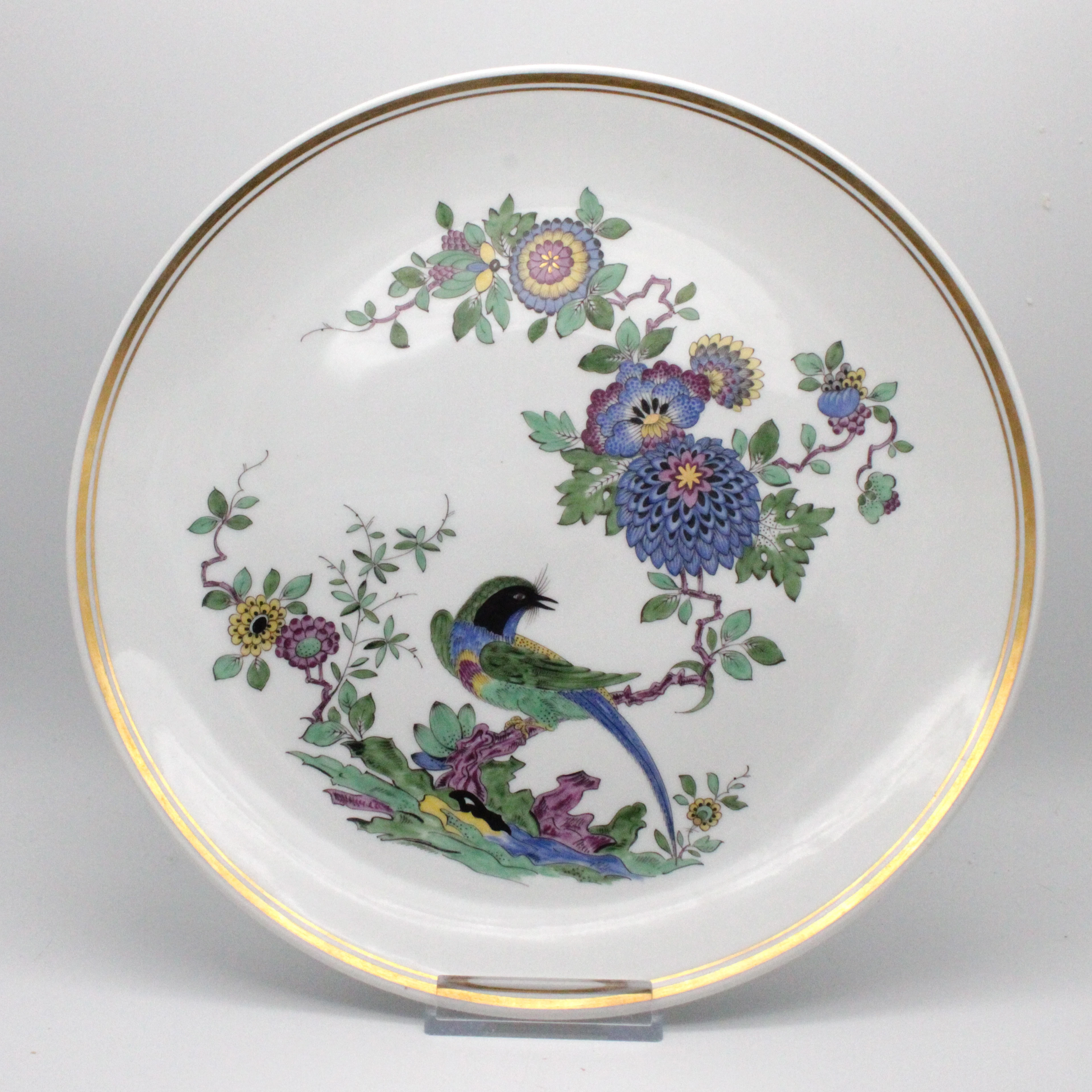 Meissen Teller „Indische Fels & Vogelmalerei“, 4. Wahl, D. 26cm, 20.