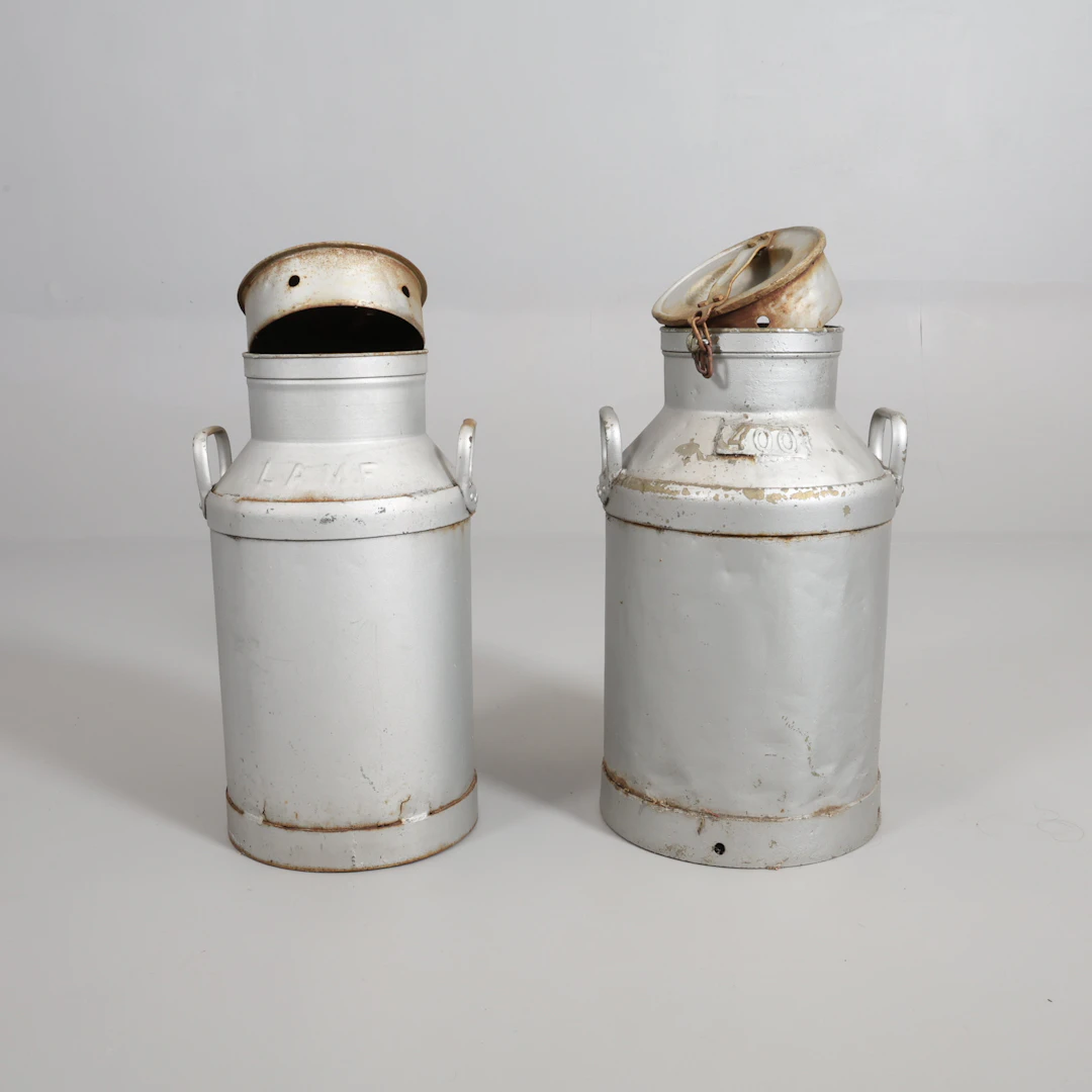 MJÖLKKANNOR 2 st 1900-tal.