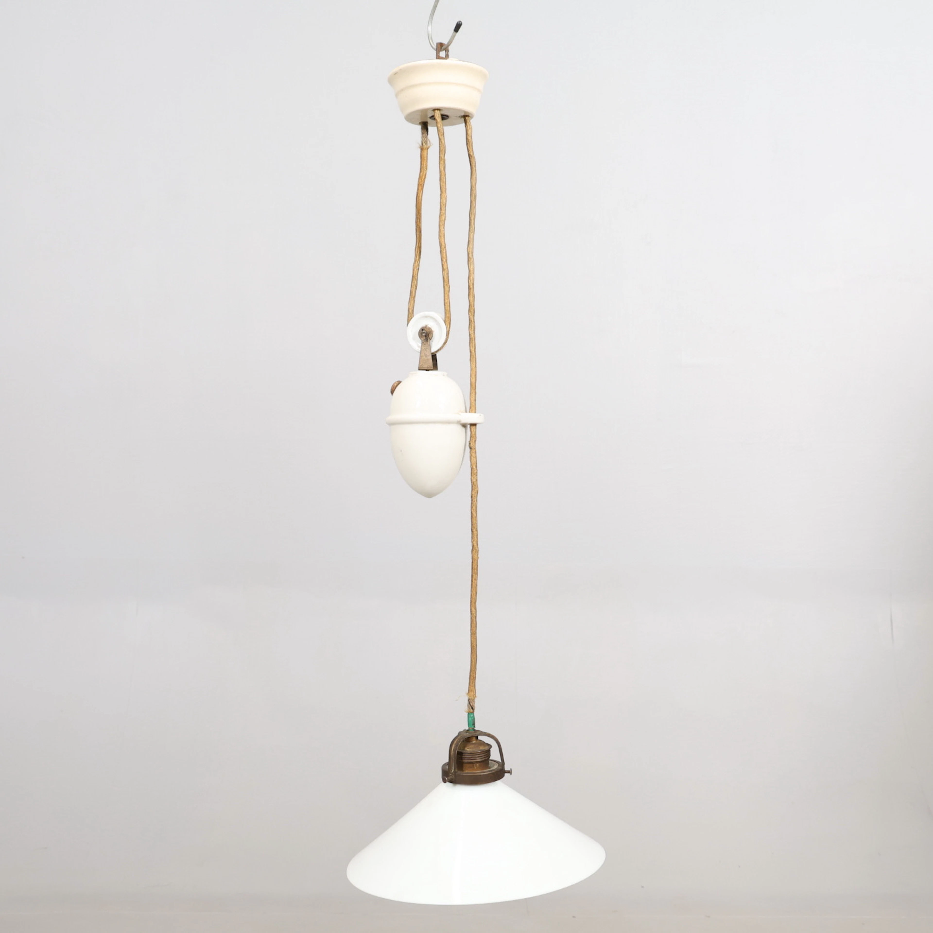 TAKLAMPA glas/ metall "skomakarelampa".