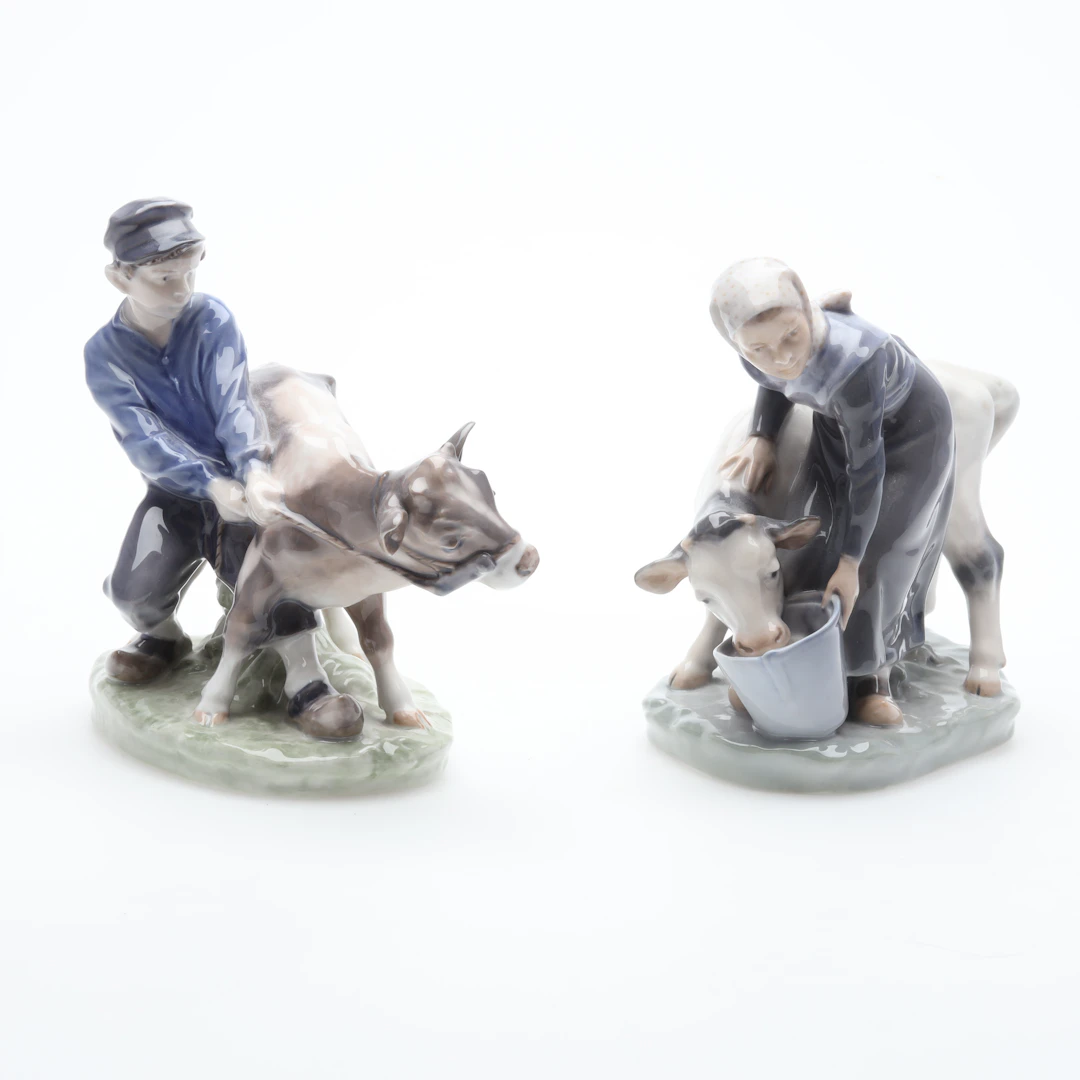 FIGURINER 2 stycken Royal Copenhagen Danmark.