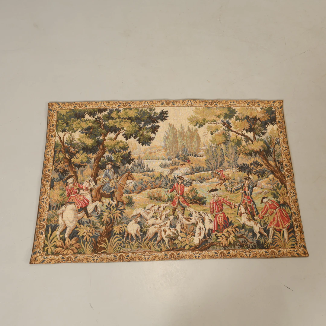 VÄGGTEXTIL, maskintillverkad, JP Paris, 1900-talets andra hälft.