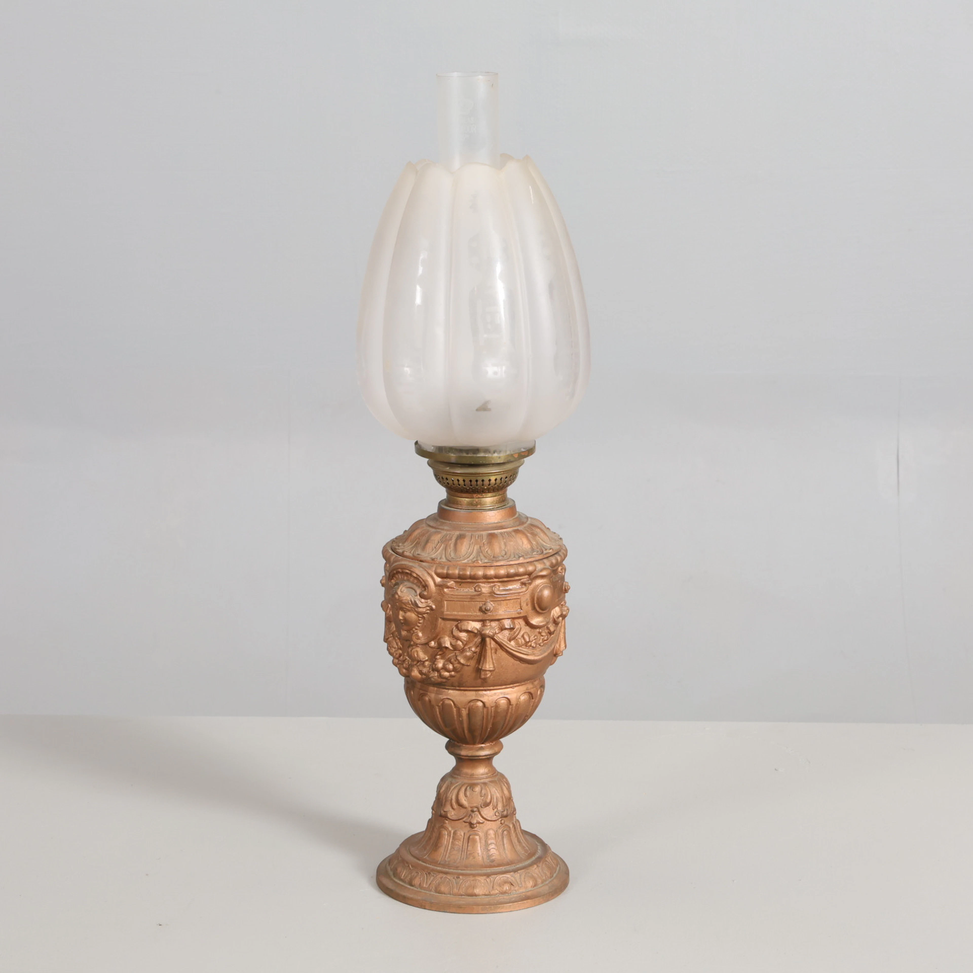 BORDSFOTOGENLAMPA metall/glas.