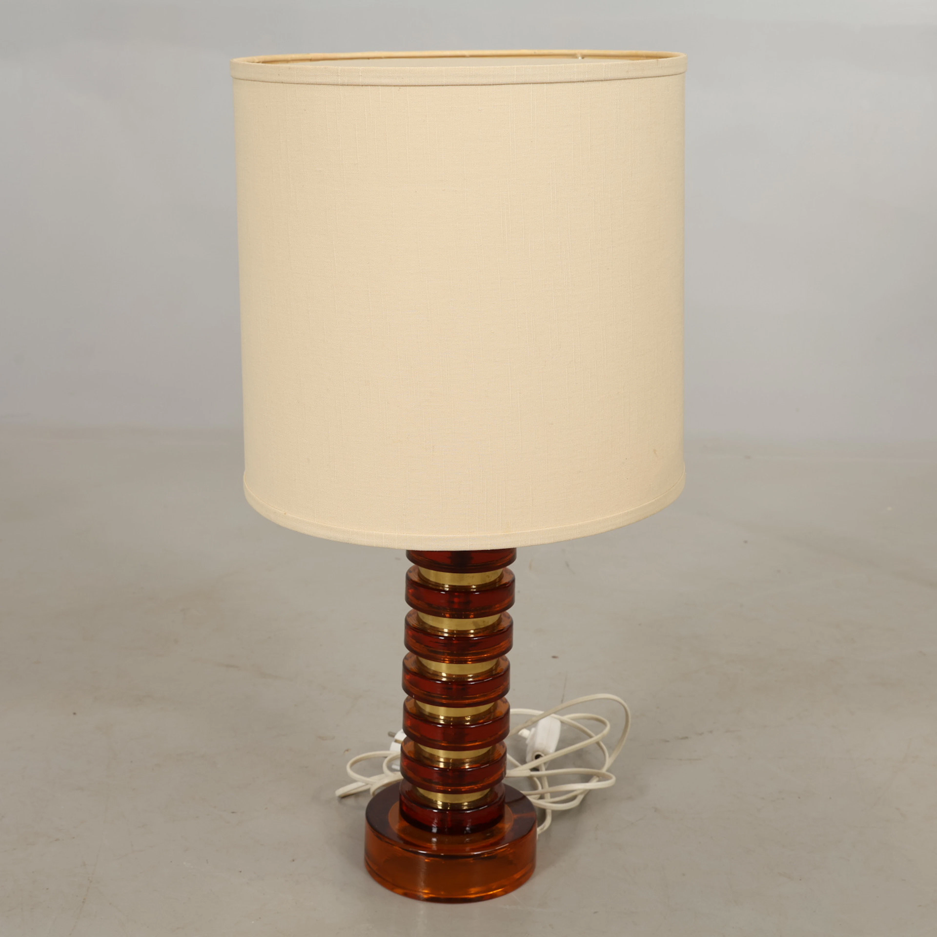 BORDSLAMPA glas omkring 1970-tal.