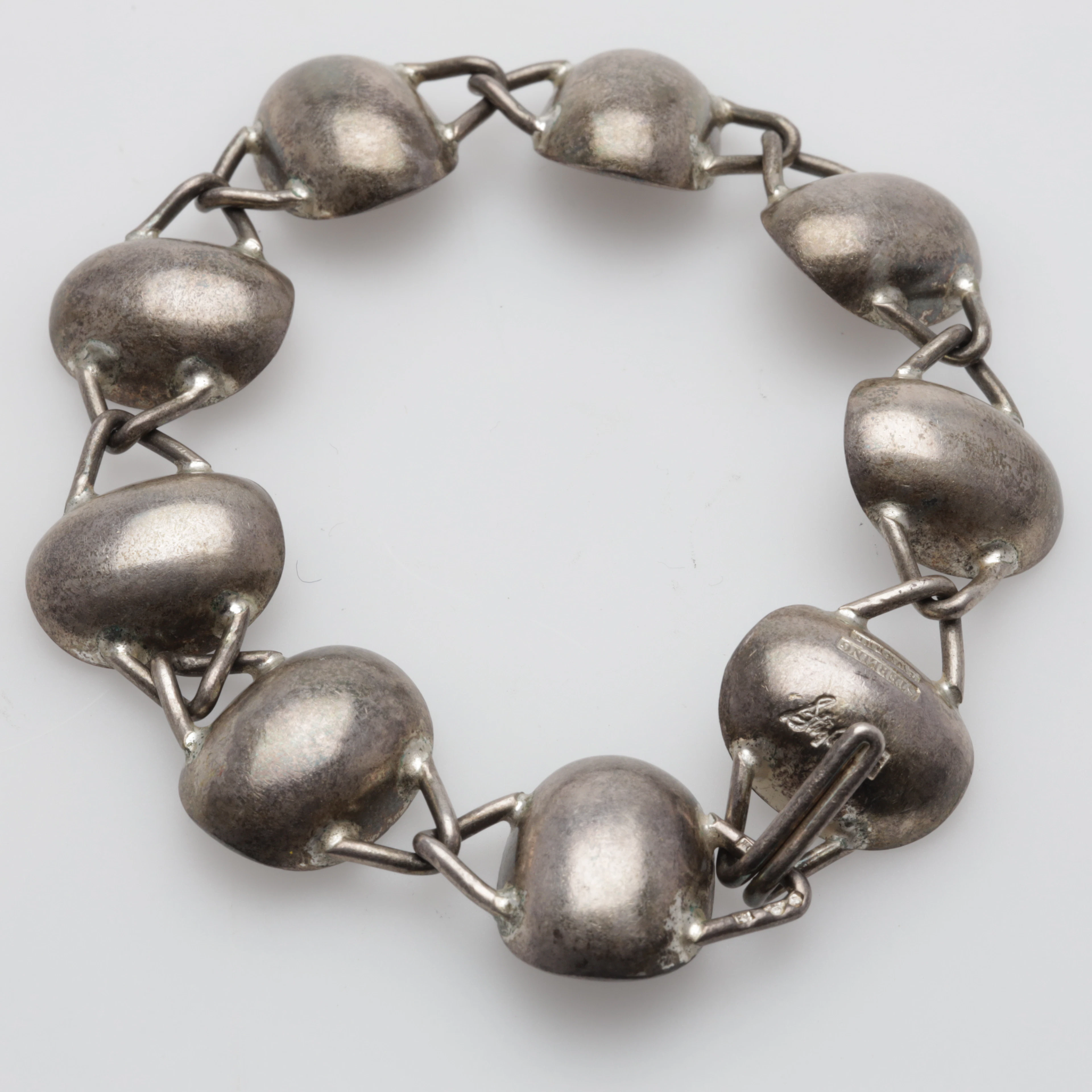 SIGURD PERSSON. ARMBAND silver för Stigbert, Heribert Engelbert, ur
