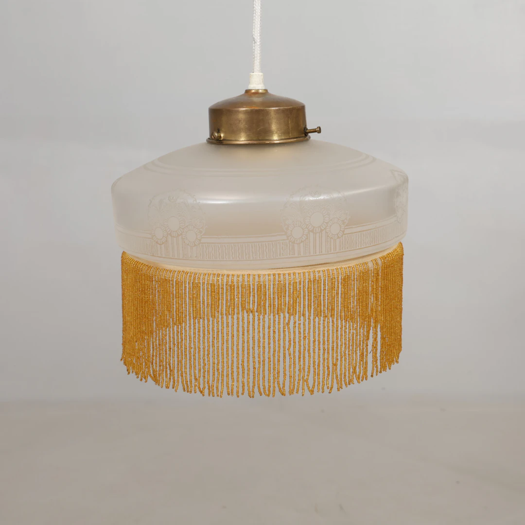 TAKLAMPA glas omkring 1930-tal.