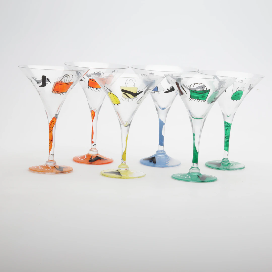 MARTINIGLAS 6 st "Love my martini" Lolita 2004.
