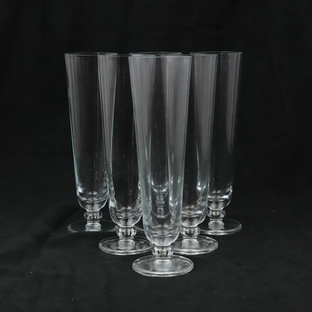 ÖLGLAS, 6 st, glas, nutida.