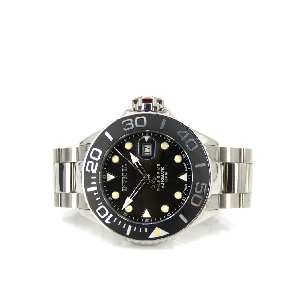 INVICTA. Reserve, Automatic, 300M, armbandsur, stål, Schweiz, 1990-tal.