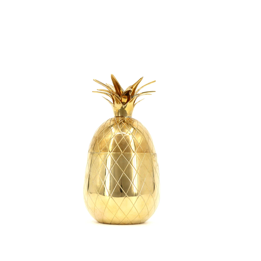 ISHINK, mässing, i form av ananas, sent 1900-tal.