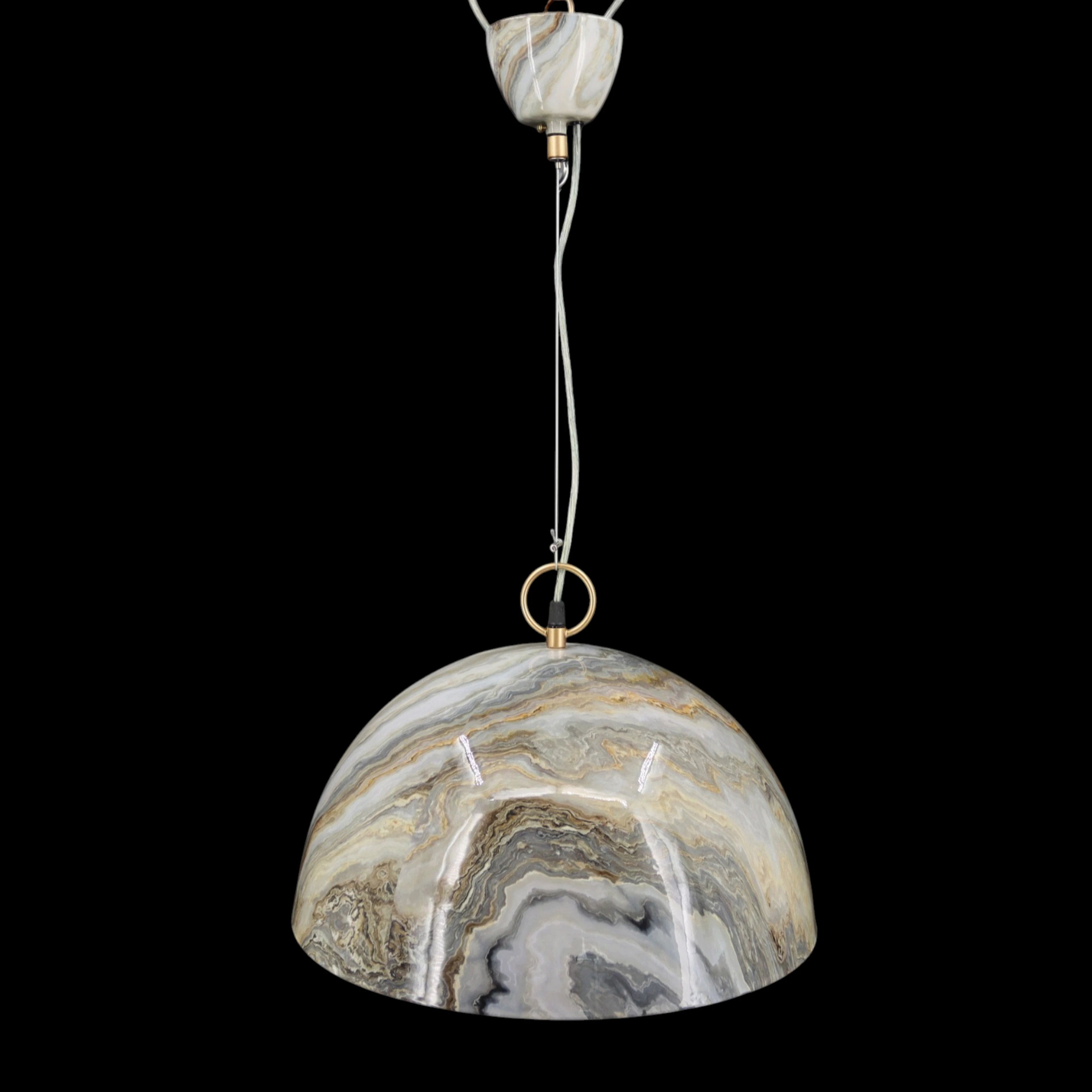 TAKLAMPA, "Marni", marmorerad metall, PR-Home, nutida.