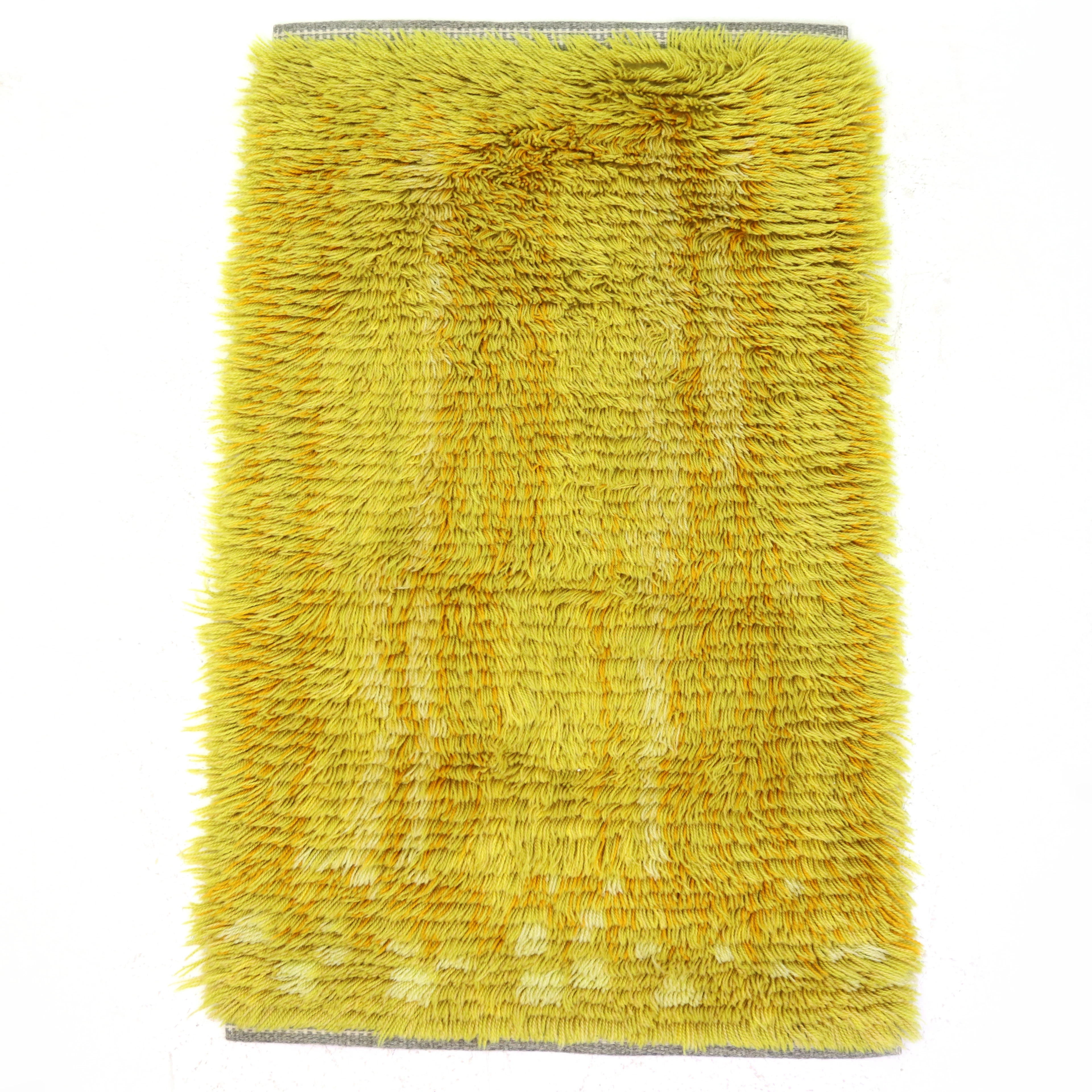 RYAMATTA, gula färgtoner, ca 97 x 58 cm.