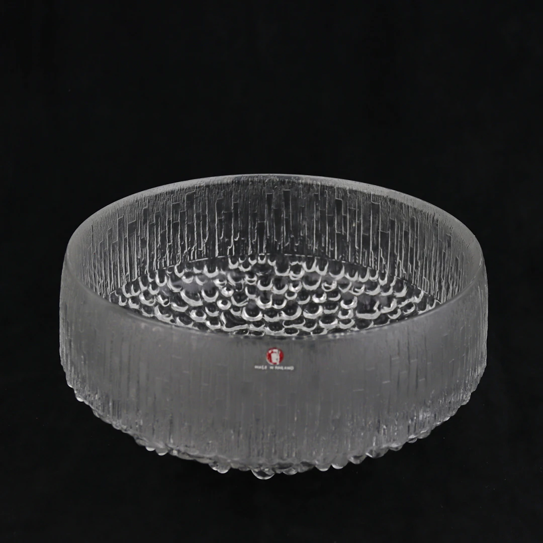 TAPIO WIRKKALA. Skål, glas, "Ultima Thule", Iittala.