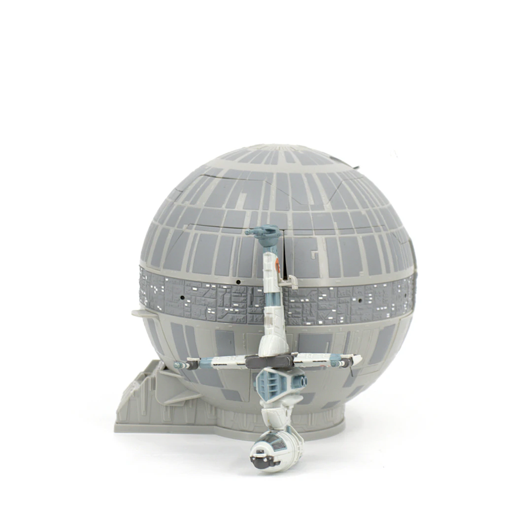 STAR WARS, 2 delar, Miocro Machines/Galoob Deth Star och Bandai B-Wing