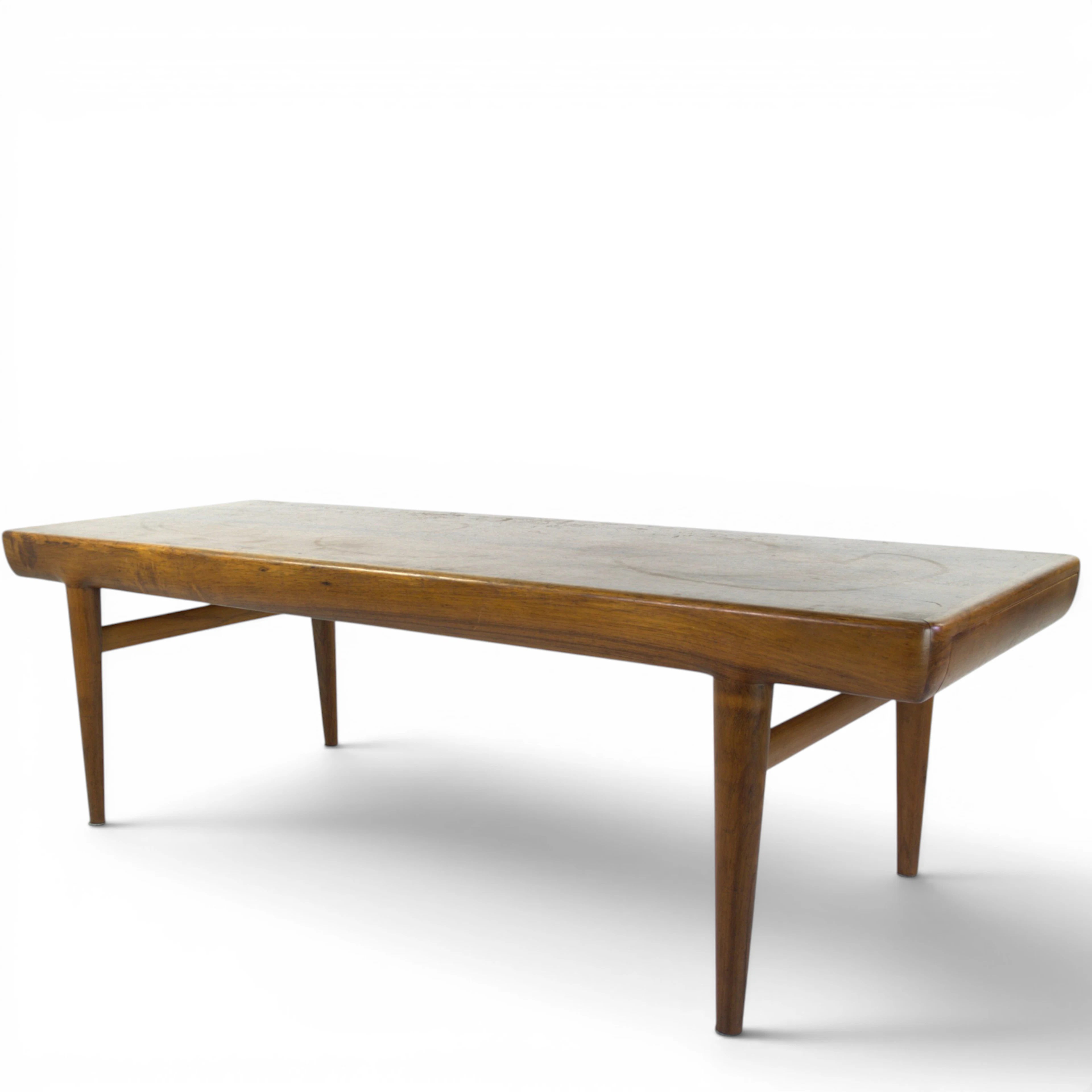 JOHANNES ANDERSEN. Soffbord, med lådor, jakaranda, CFC Silkeborg