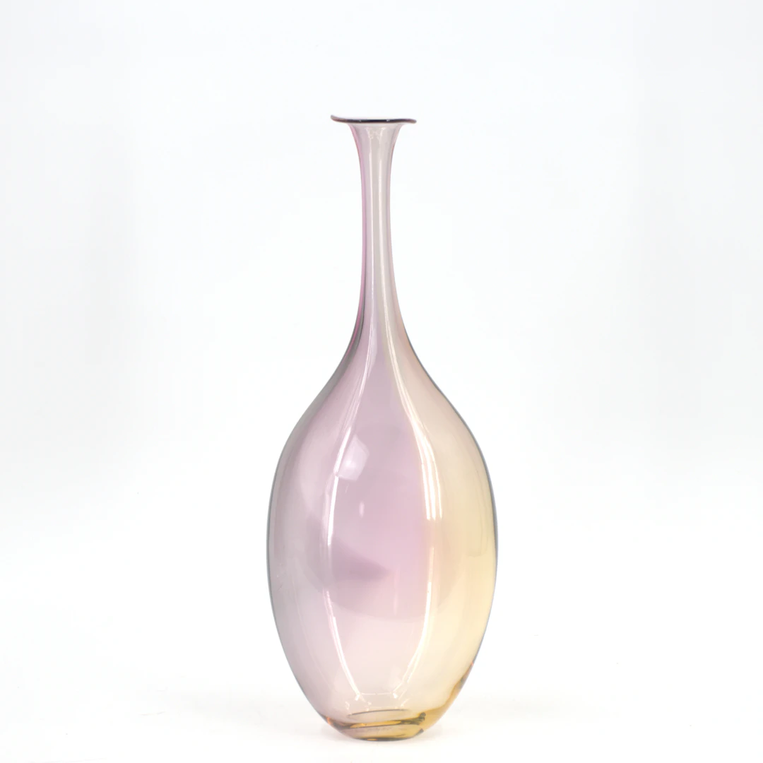 KJELL ENGMAN. Vas, "Fiji", glas, signerad, Kosta Boda.