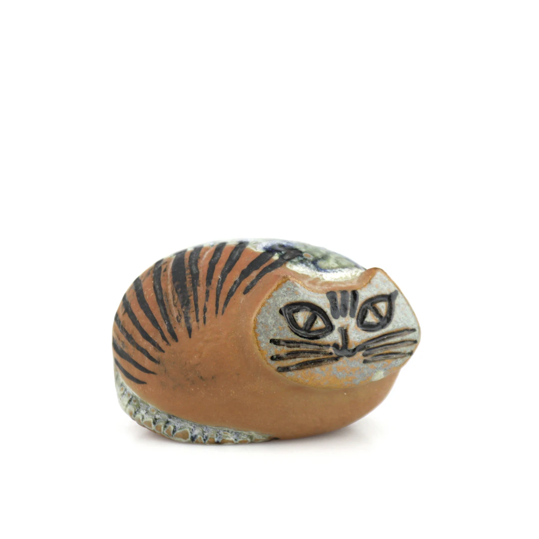 LISA LARSON. Figurin, katt ur serien "Lilla zoo", Gustavsberg.