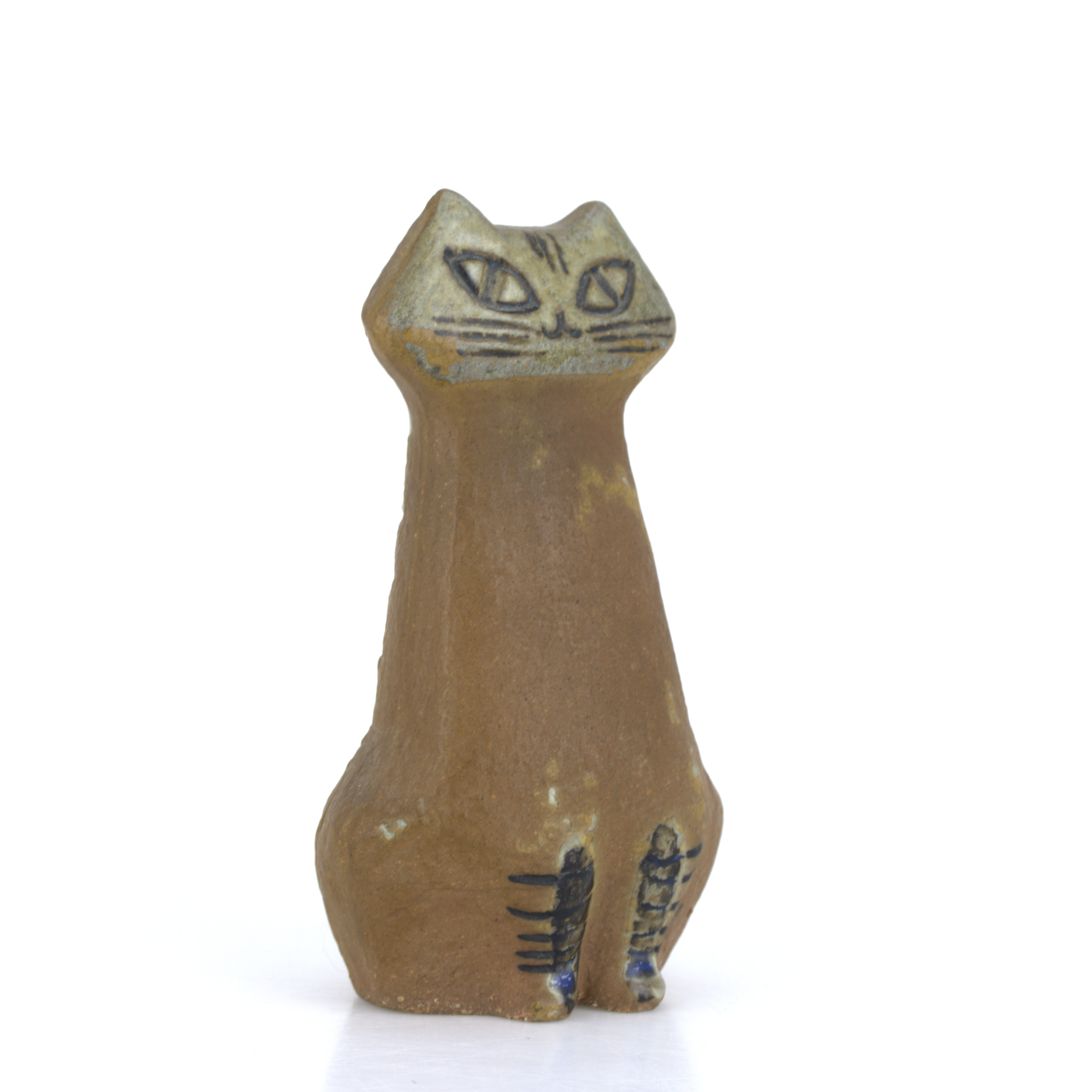 LISA LARSON. Figurin, "Katt", ur serien "Lilla Zoo", stengods, formgiven